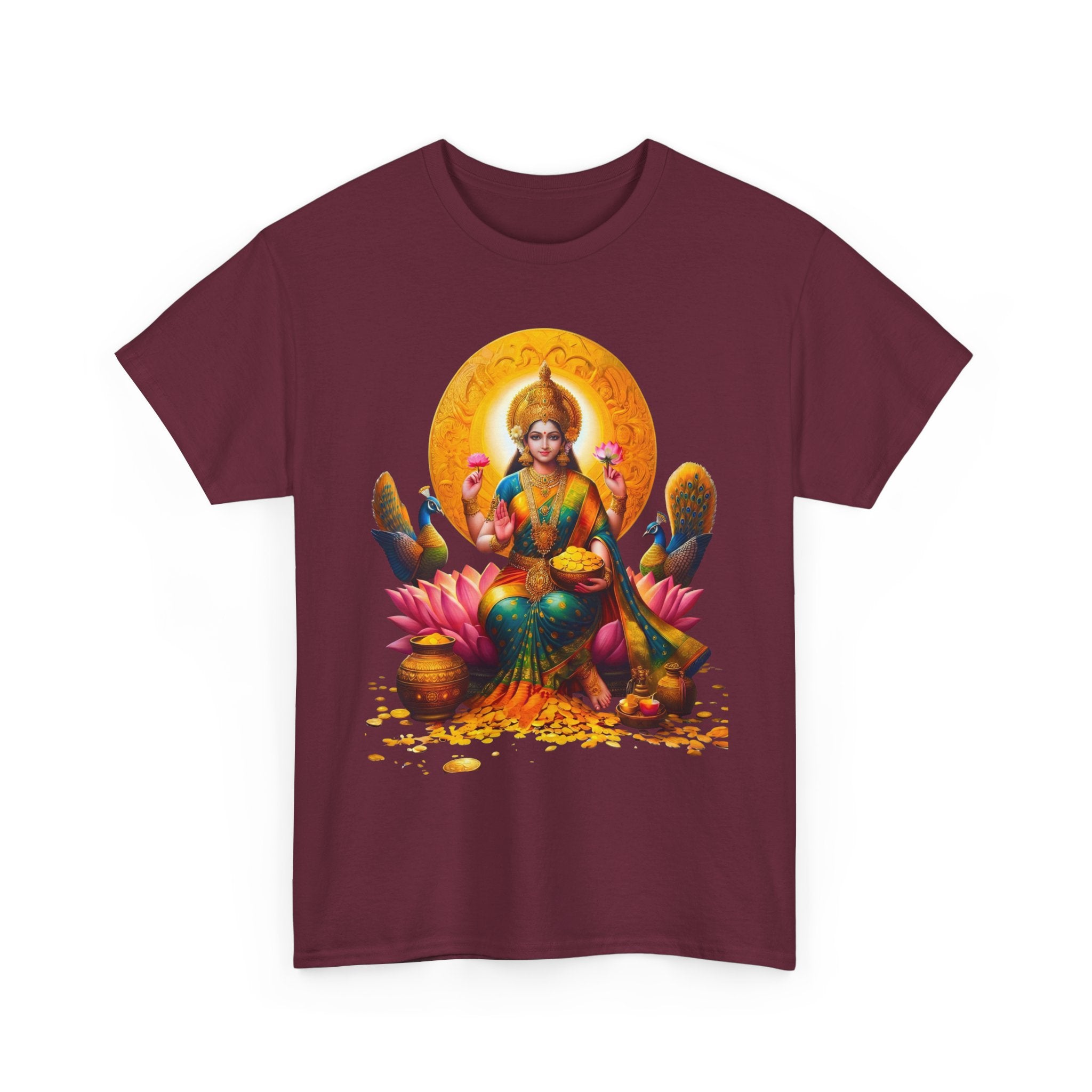 Laxmi Mata T-Shirt – Devotional Goddess Tee (Front Print)