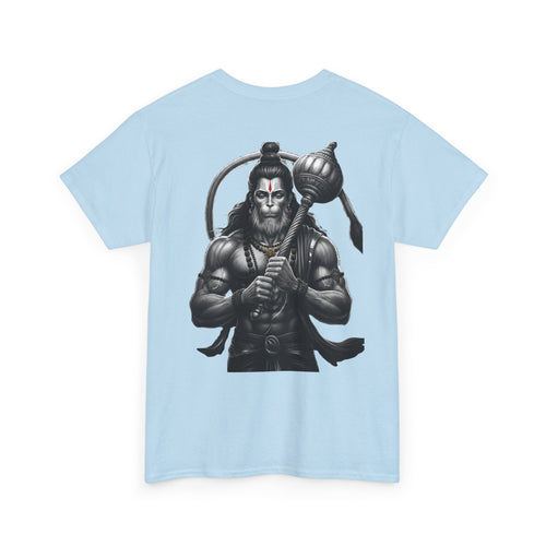 Bajrangi Bali Hanuman Black Print T-Shirt | Jai Shree Ram Devotional Tee