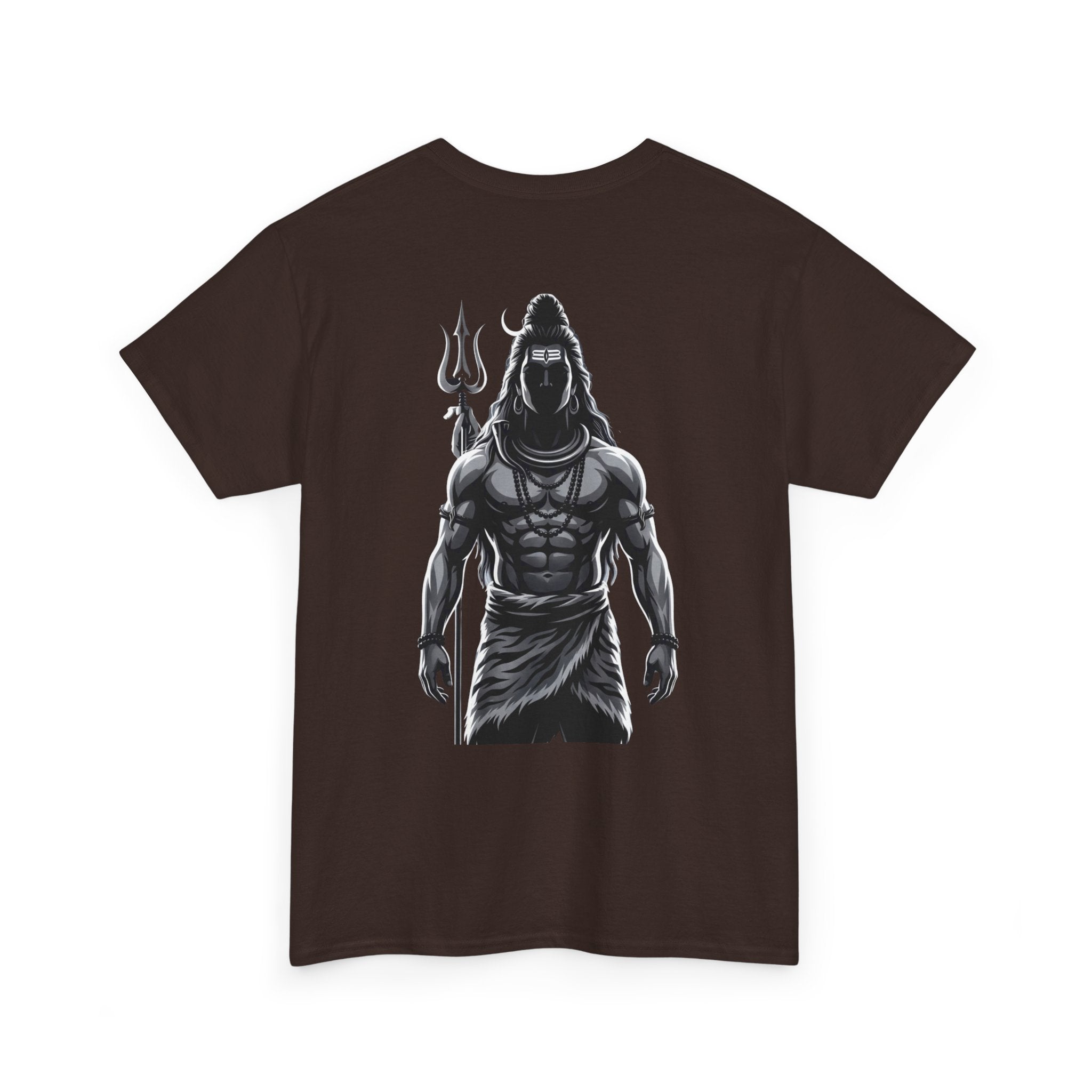 Bholenath Black Print T-Shirt | Om Namah Shivaya Mahadev Shiva Devotional Tee