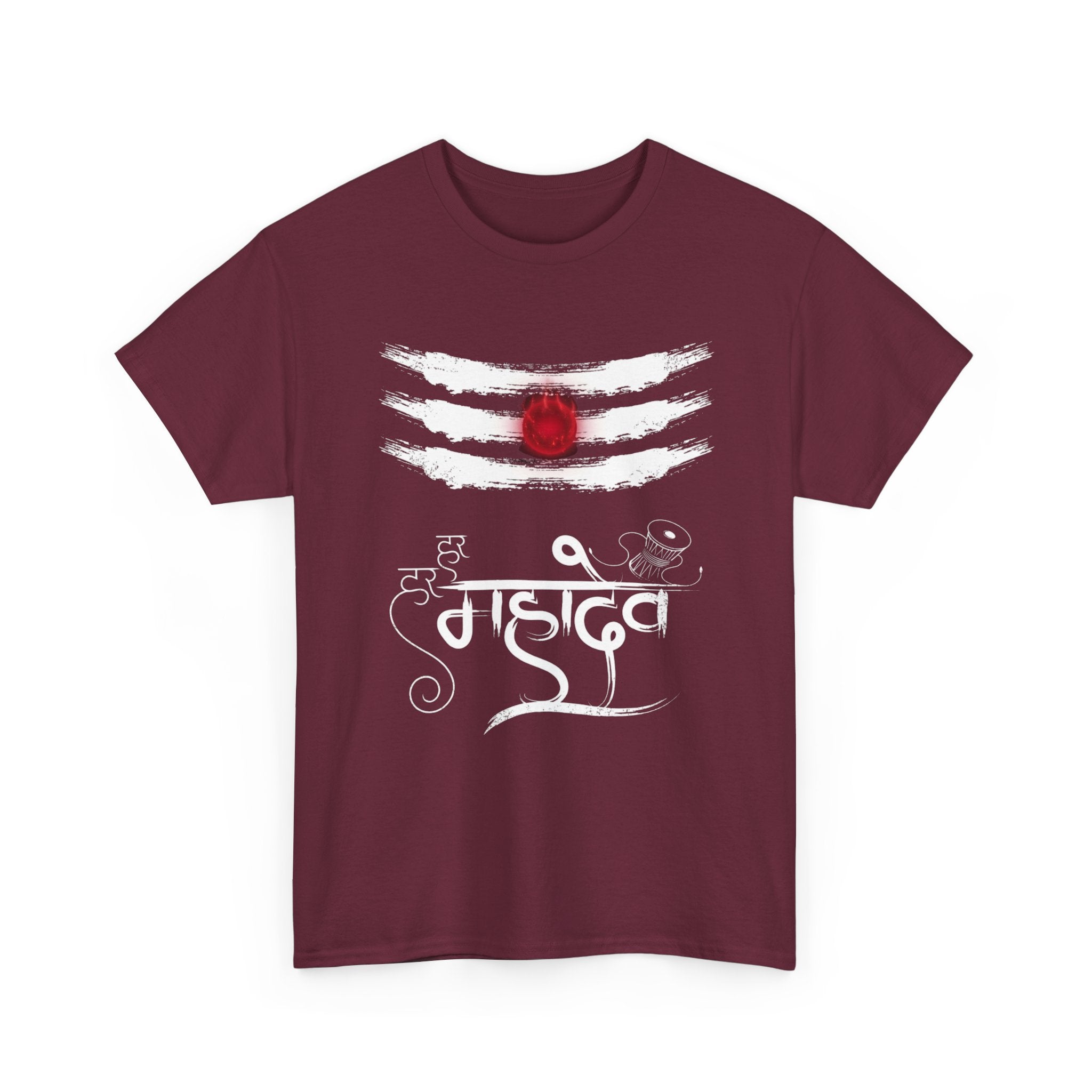 Bholenath T-Shirt – Om Namah Shivaya Devotional Tee (Front Print)