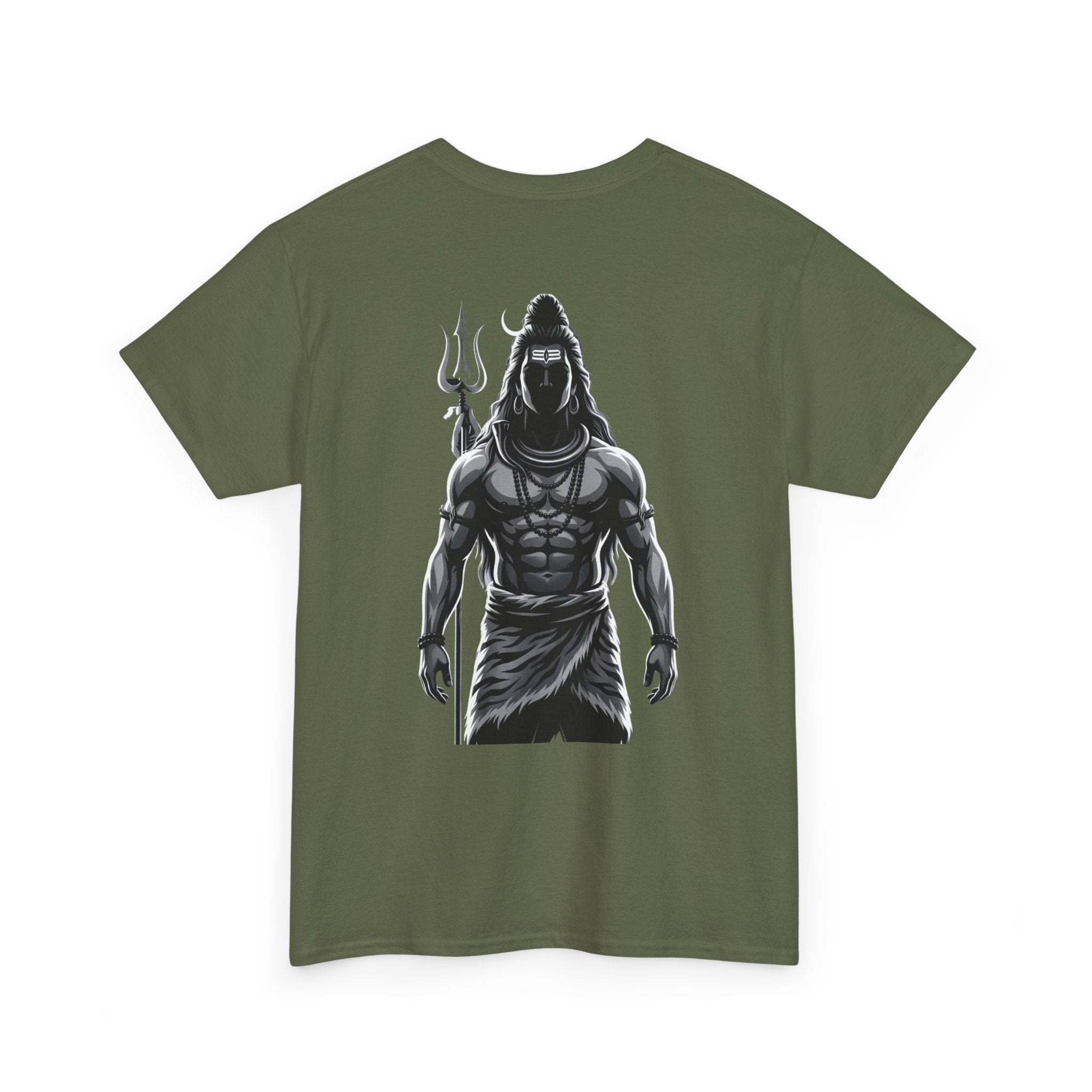 Bholenath Black Print T-Shirt | Om Namah Shivaya Mahadev Shiva Devotional Tee
