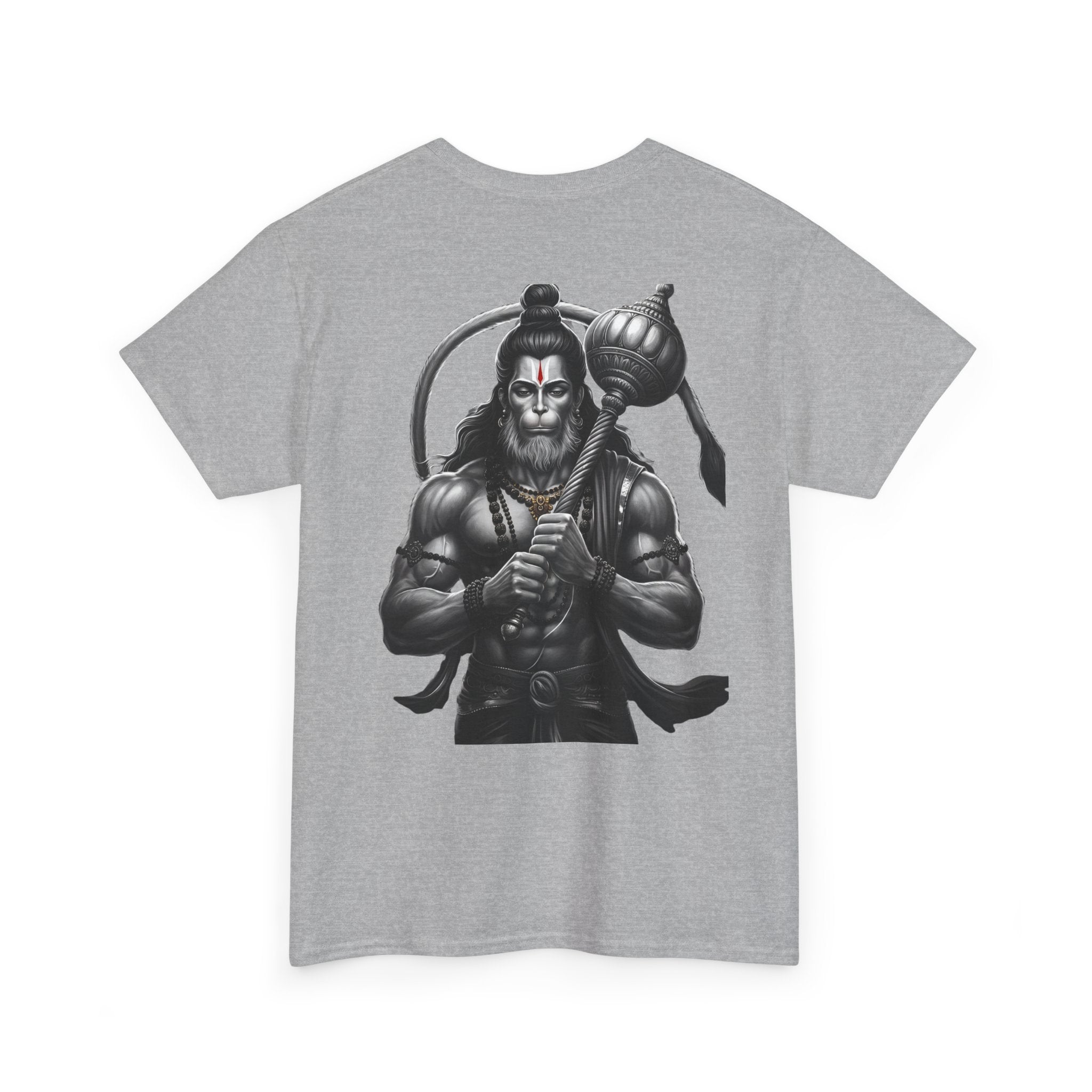 Bajrangi Bali Hanuman Black Print T-Shirt | Jai Shree Ram Devotional Tee