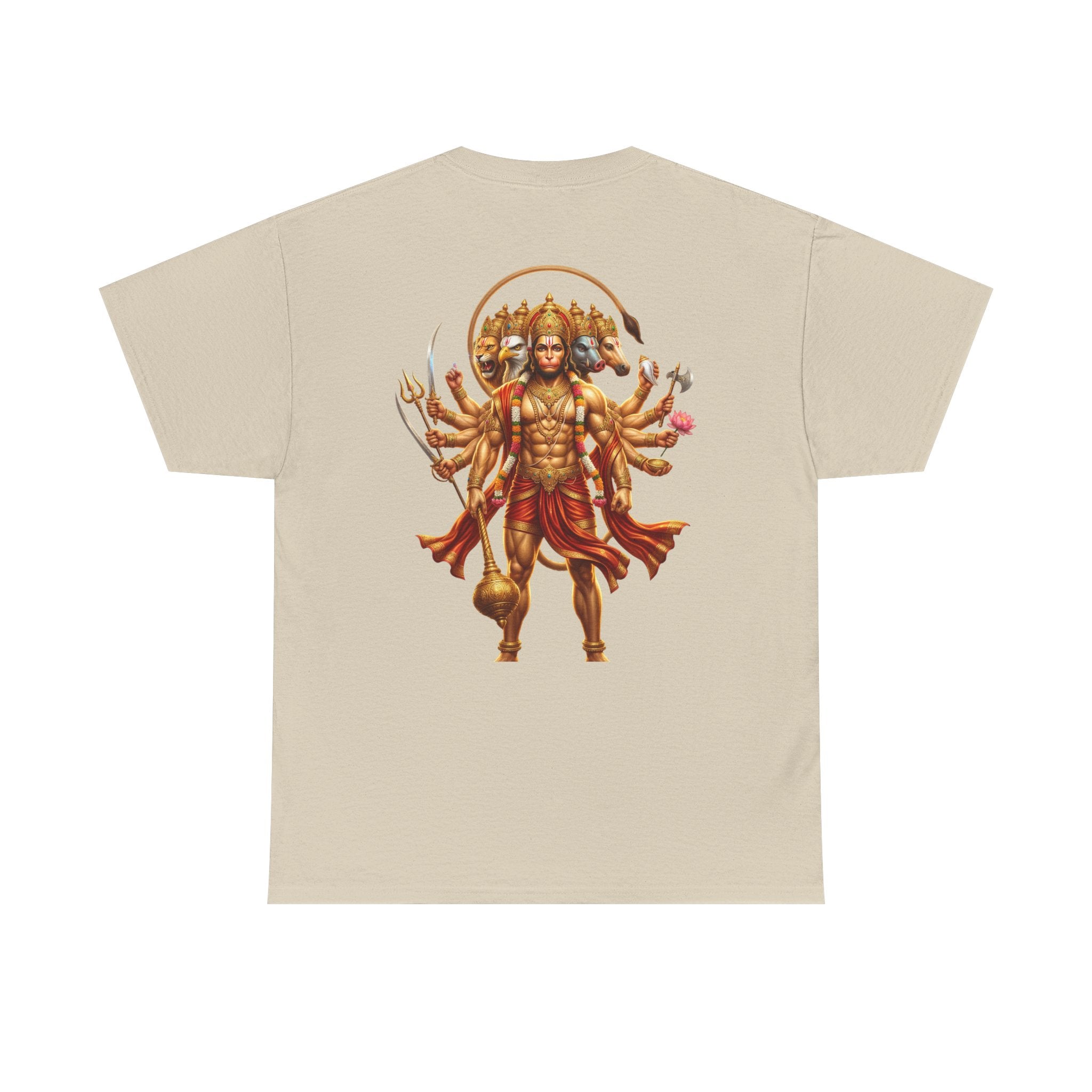 Panchamukhi Hanuman T-Shirt – Jai Shree Ram Devotional Tee (Back Print)