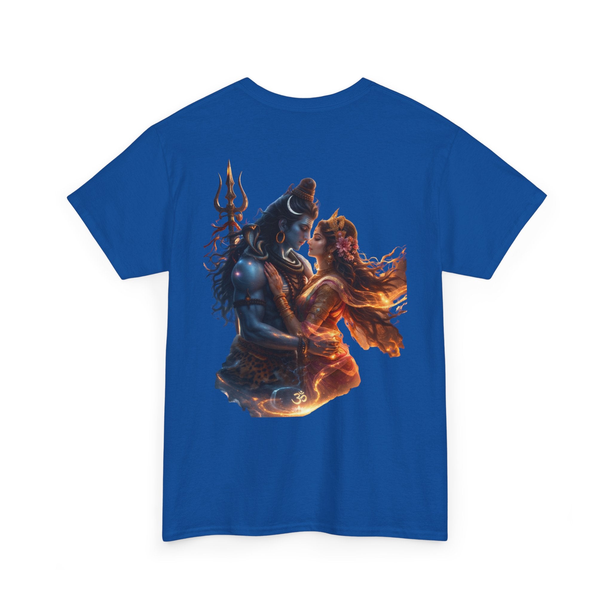 Shiv Parvati T-Shirt – Devotional Mahadev Tee (Back Print)
