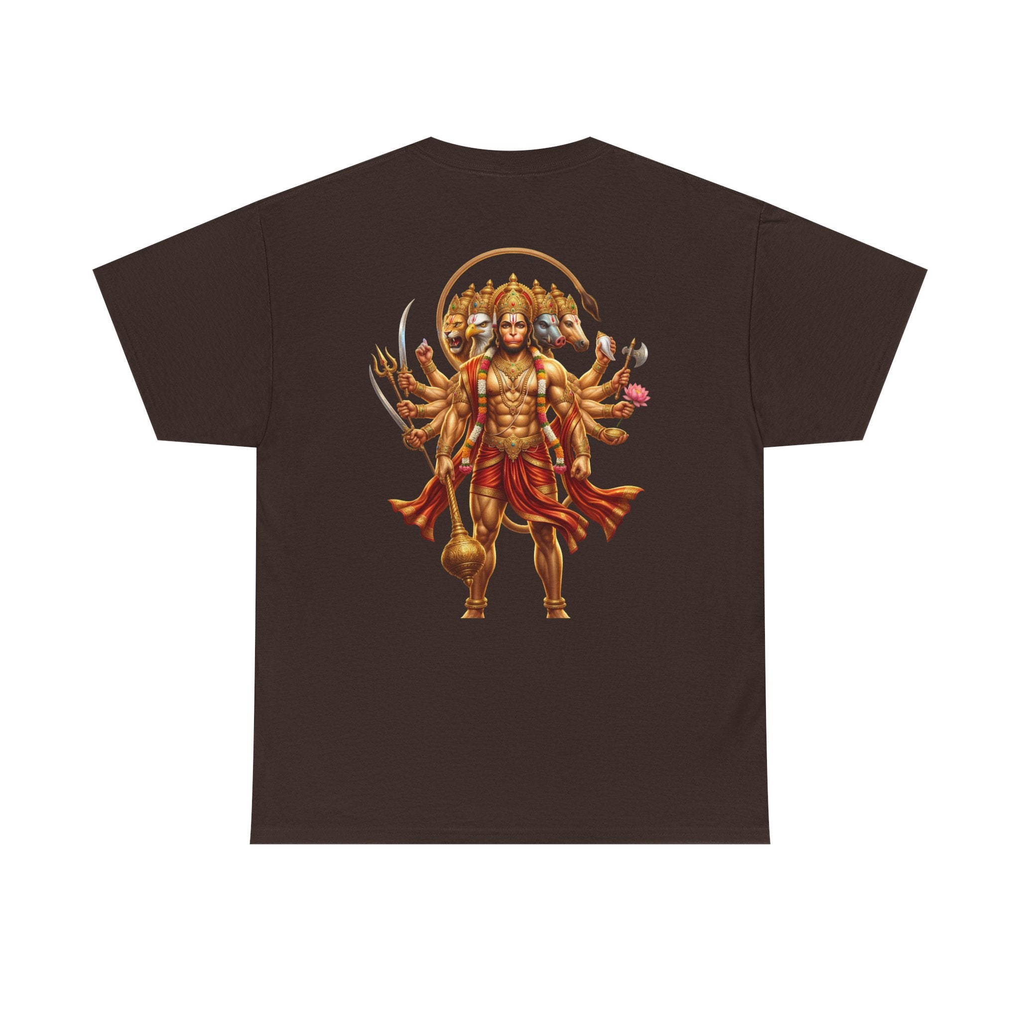 Panchamukhi Hanuman T-Shirt – Jai Shree Ram Devotional Tee (Back Print)