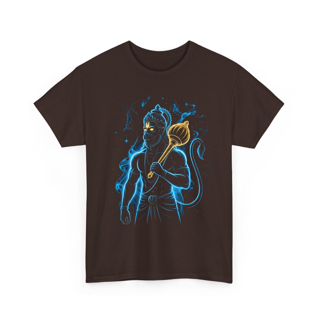 Hanuman Front Print T-Shirt | Jai Bajrang Bali Devotional Hanuman Tee