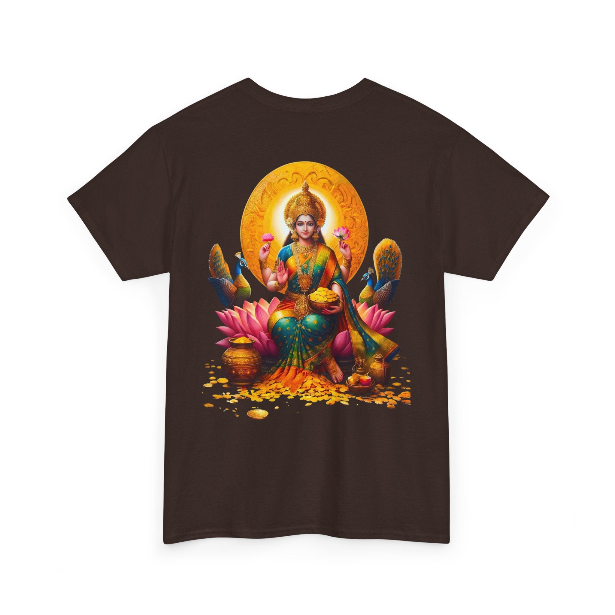 Laxmi Mata T-Shirt – Devotional Goddess Tee (Back Print)