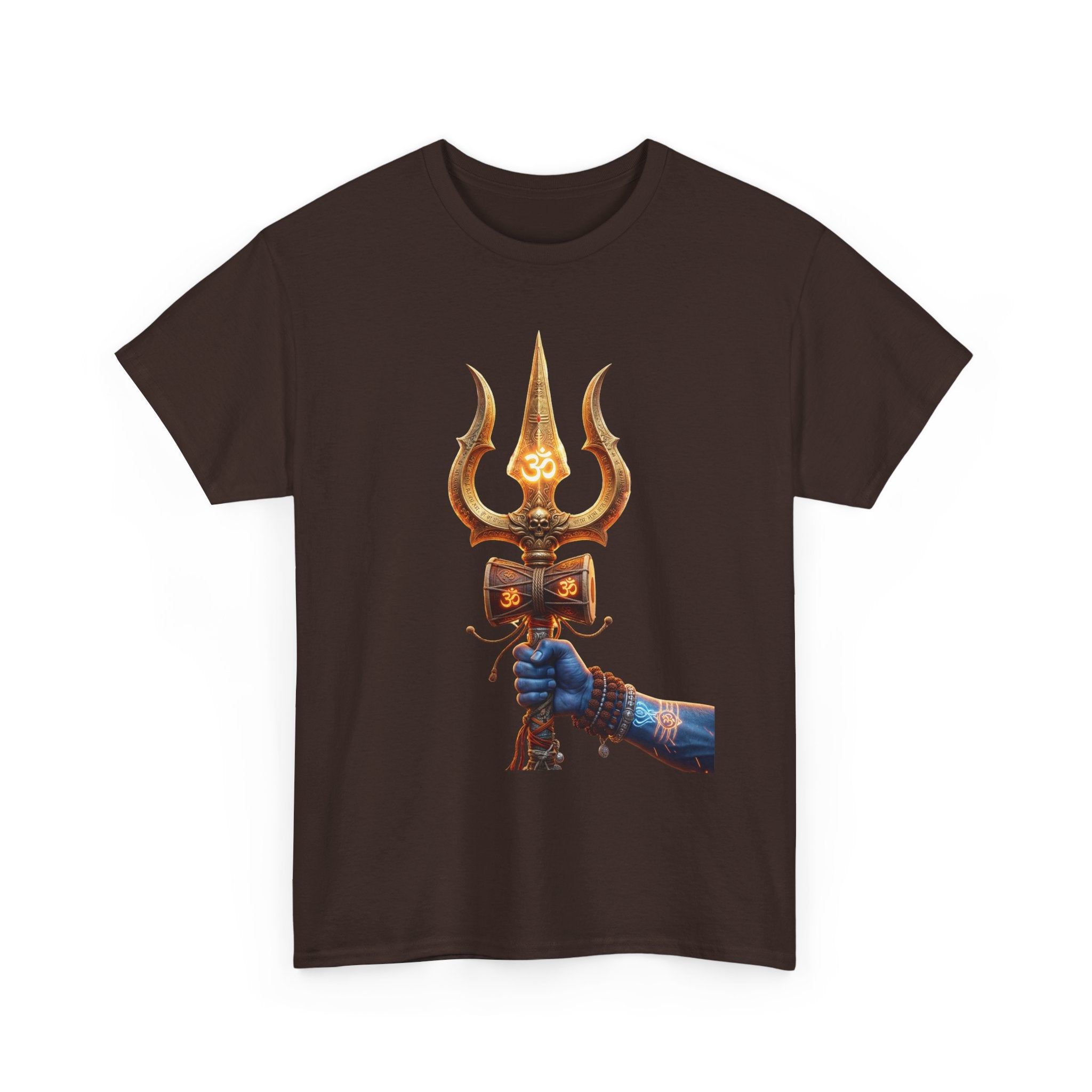Bholenath Trishul Front Print T-Shirt | Om Namah Shivaya Mahadev Shiva Trishul Devotional Tee