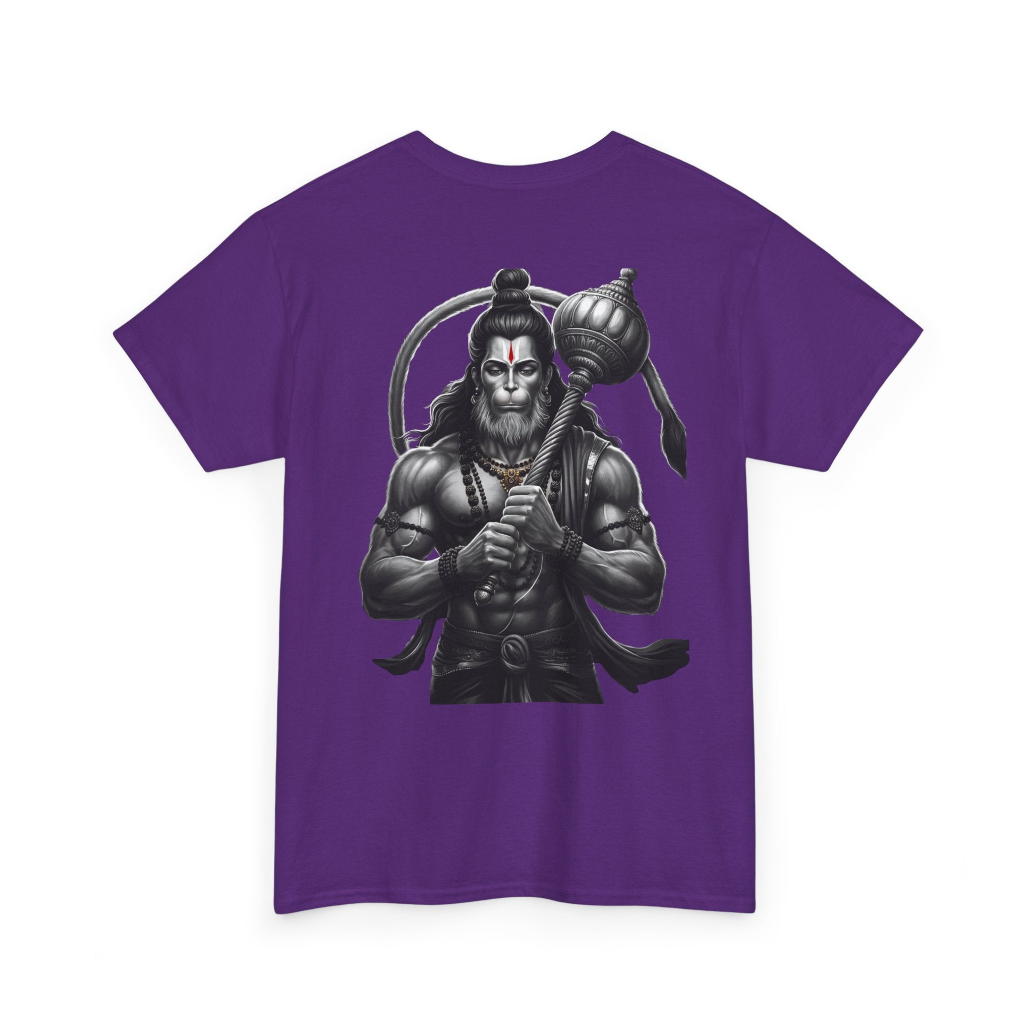 Bajrangi Bali Hanuman Black Print T-Shirt | Jai Shree Ram Devotional Tee