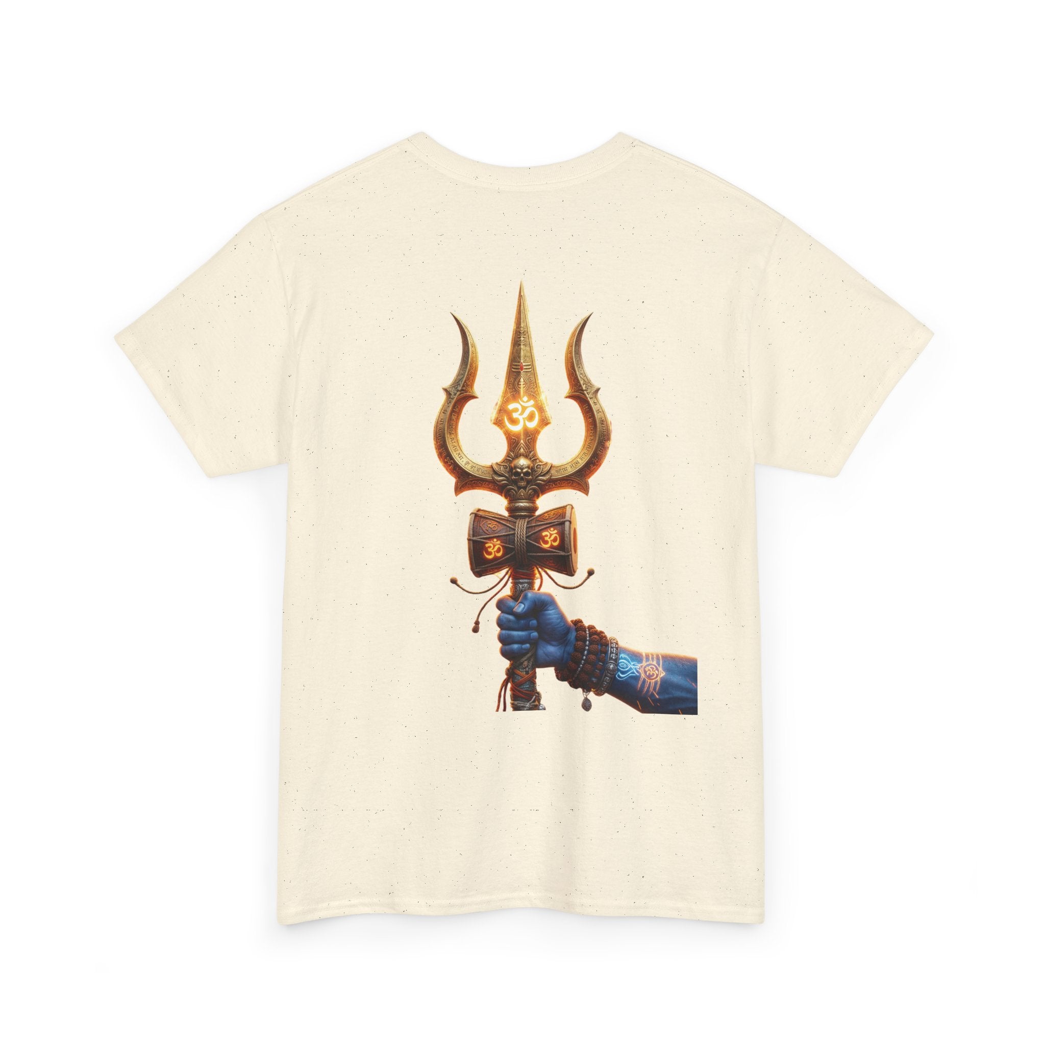Bholenath Trishul Black Print T-Shirt | Om Namah Shivaya Mahadev Shiva Trishul Devotional Tee