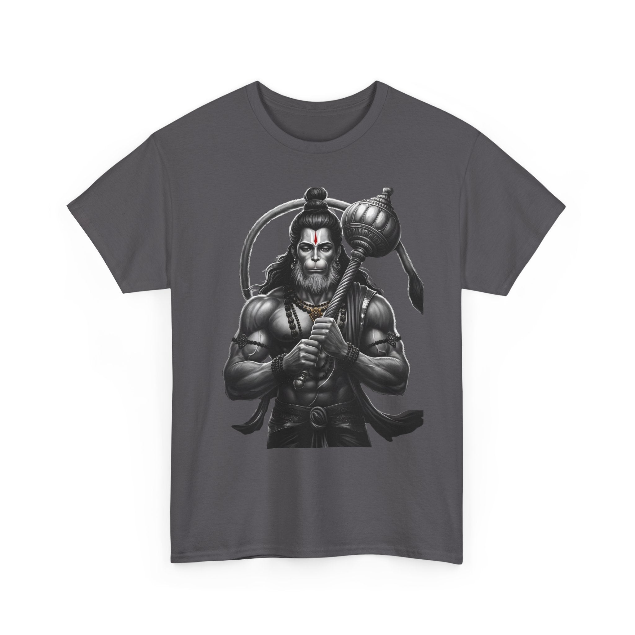 Bajrangi Bali Hanuman Front Print T-Shirt | Jai Shree Ram Devotional Tee