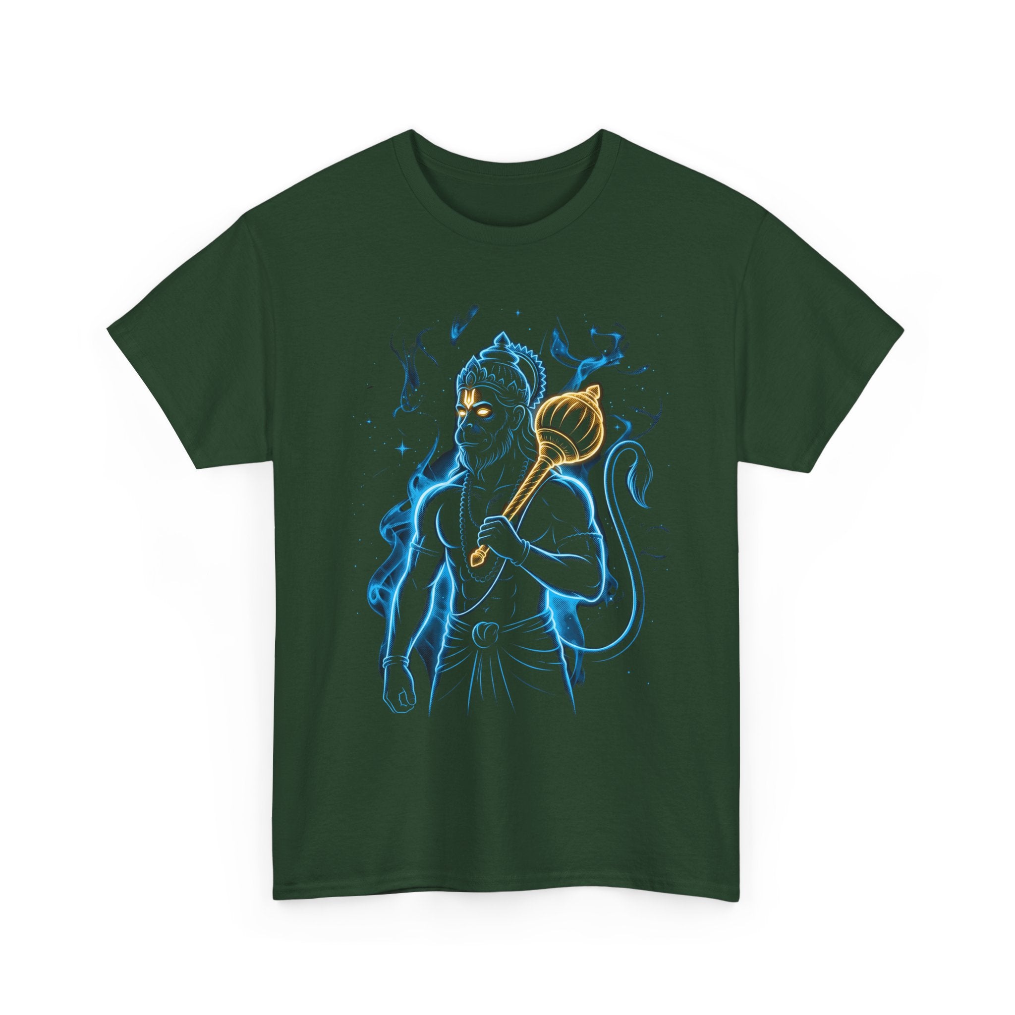 Hanuman Front Print T-Shirt | Jai Bajrang Bali Devotional Hanuman Tee