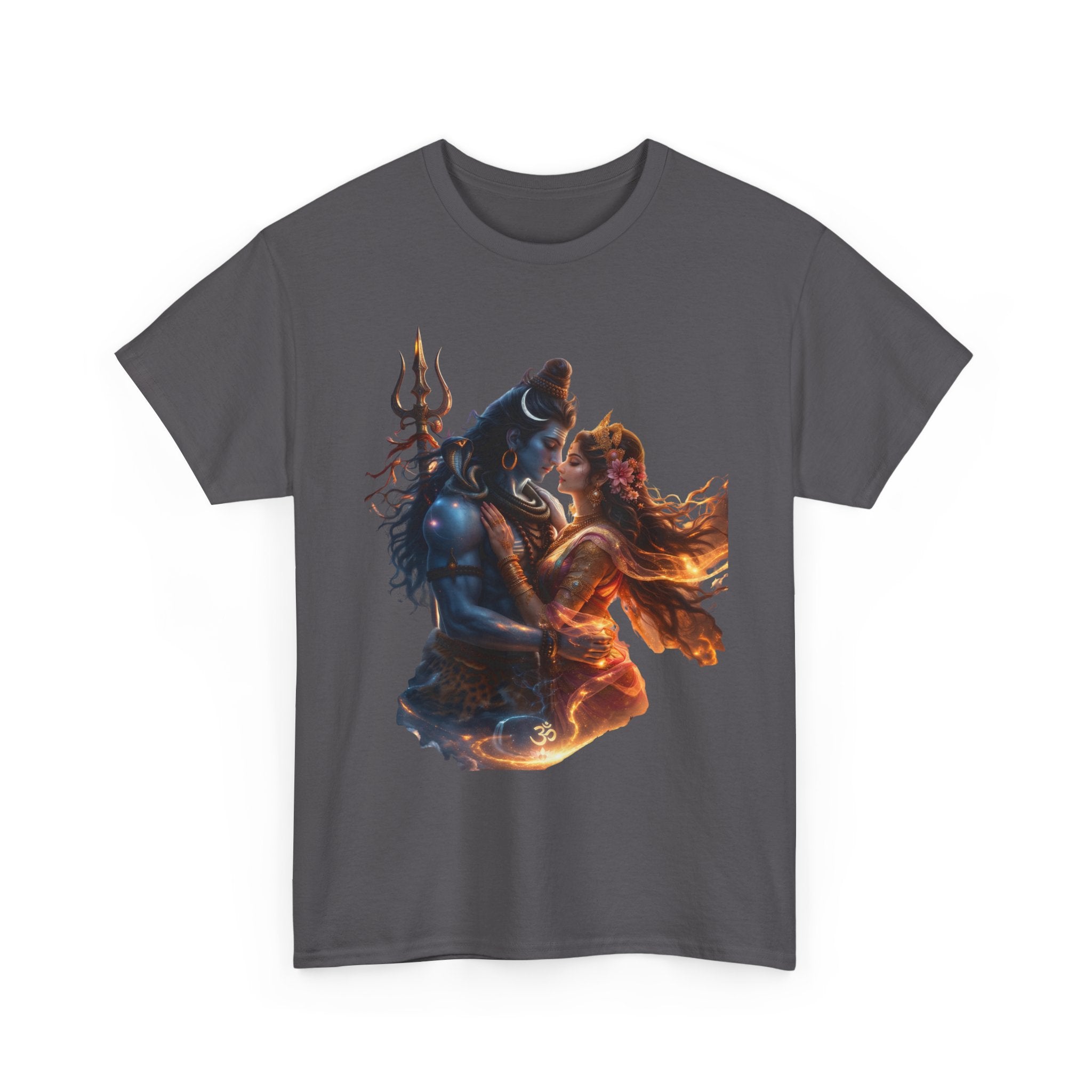 Shiv Parvati T-Shirt – Devotional Mahadev Tee (Front Print)