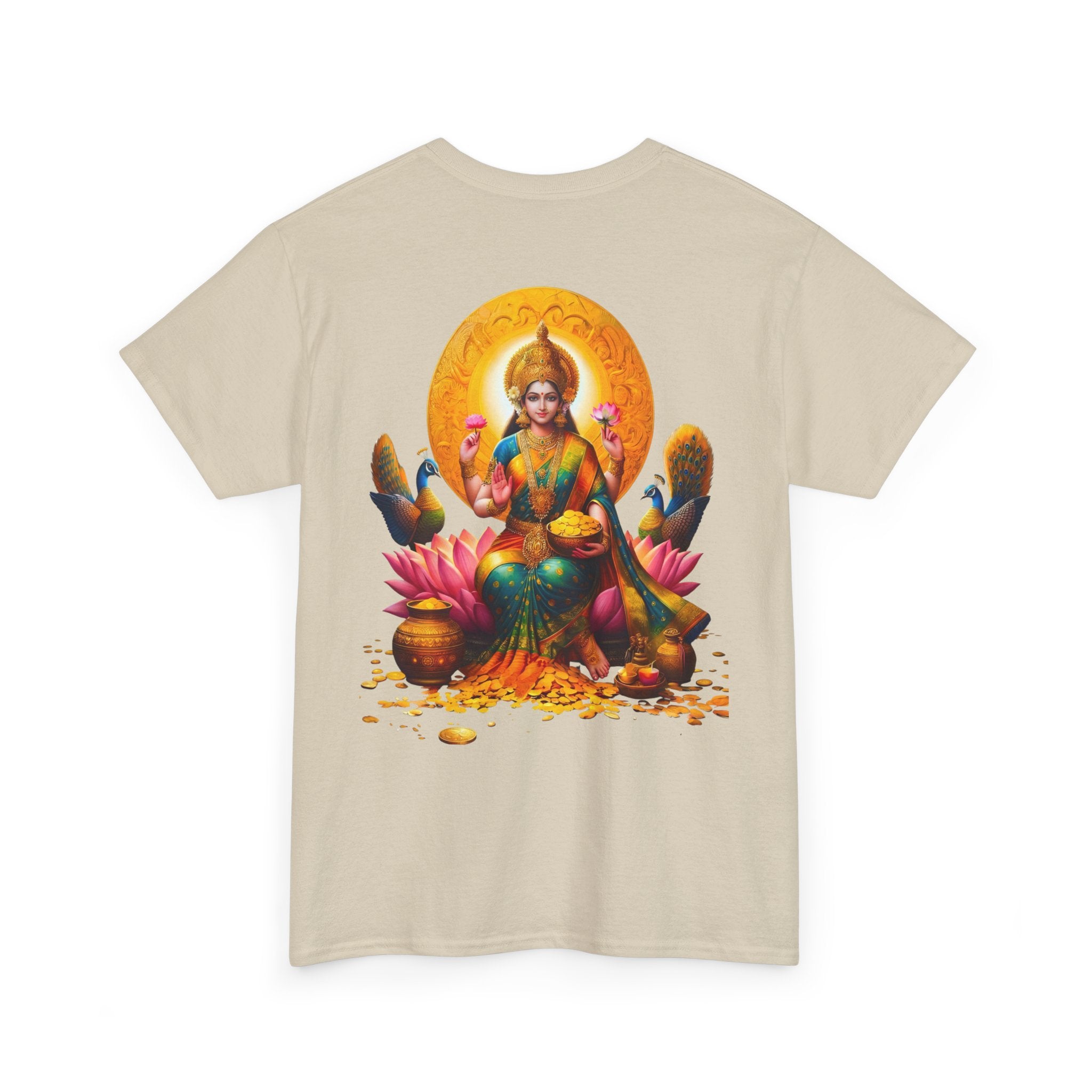 Laxmi Mata T-Shirt – Devotional Goddess Tee (Back Print)