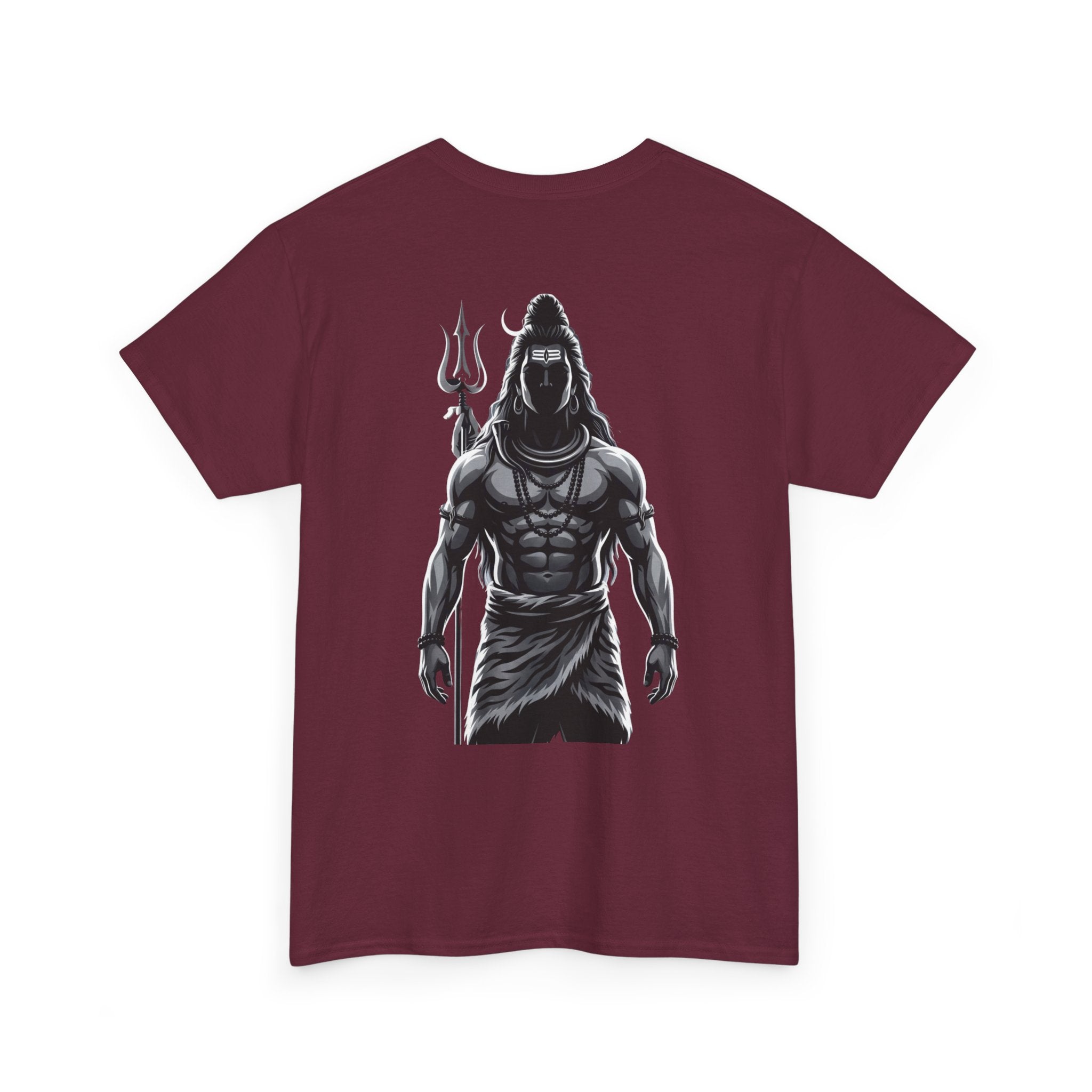Bholenath Black Print T-Shirt | Om Namah Shivaya Mahadev Shiva Devotional Tee