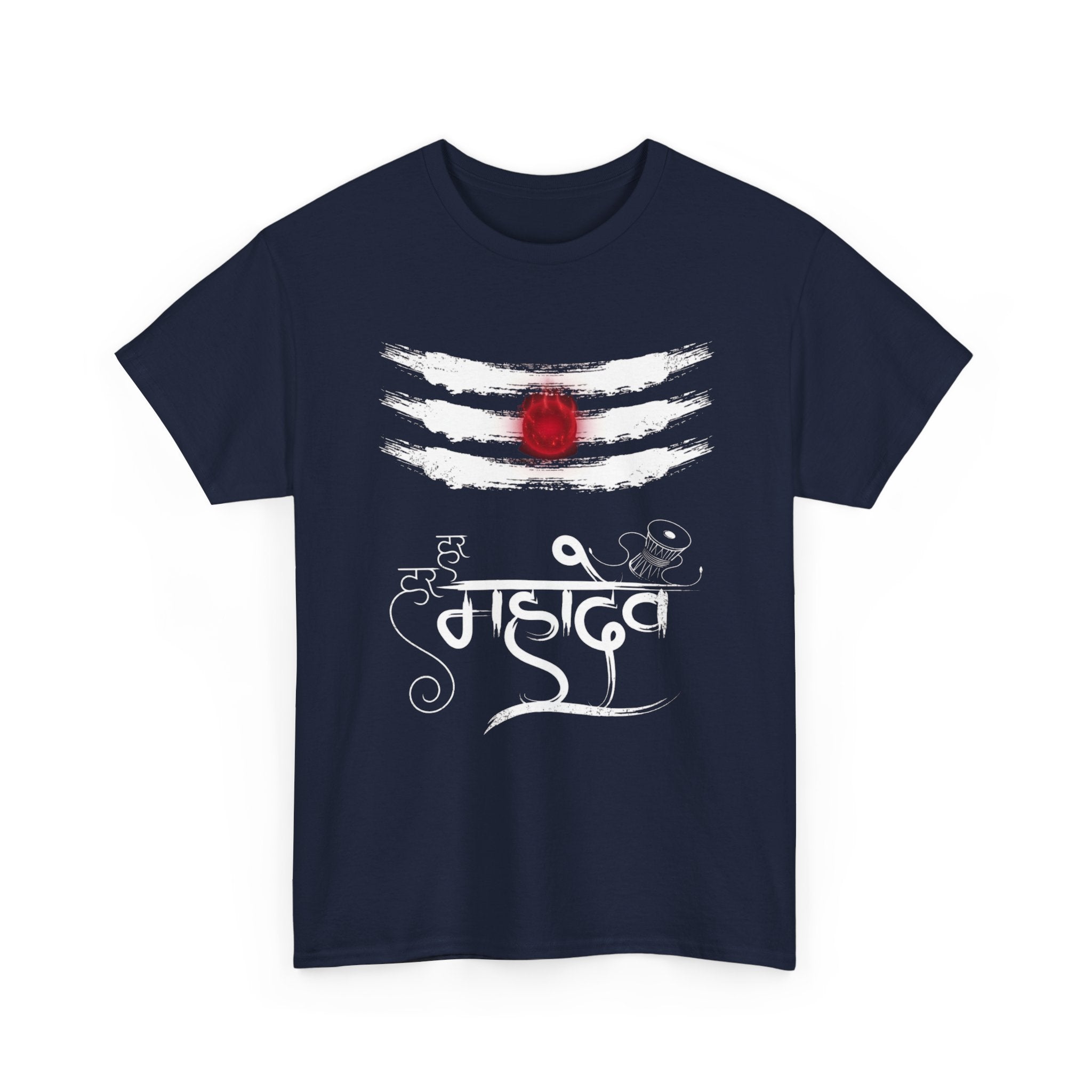 Bholenath T-Shirt – Om Namah Shivaya Devotional Tee (Front Print)