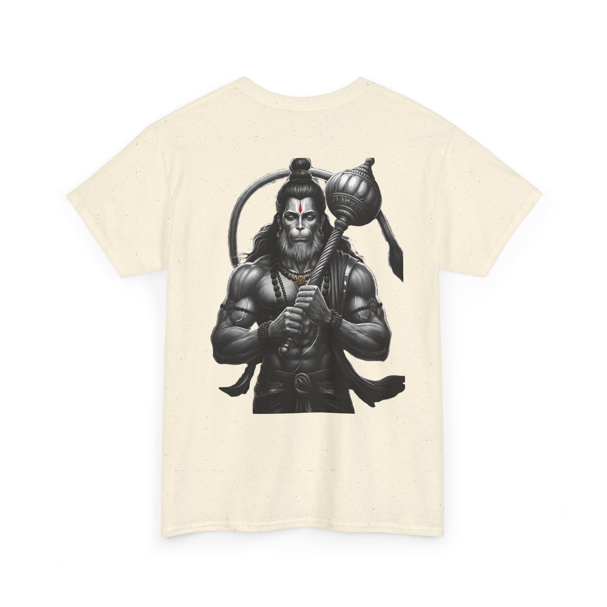 Bajrangi Bali Hanuman Black Print T-Shirt | Jai Shree Ram Devotional Tee