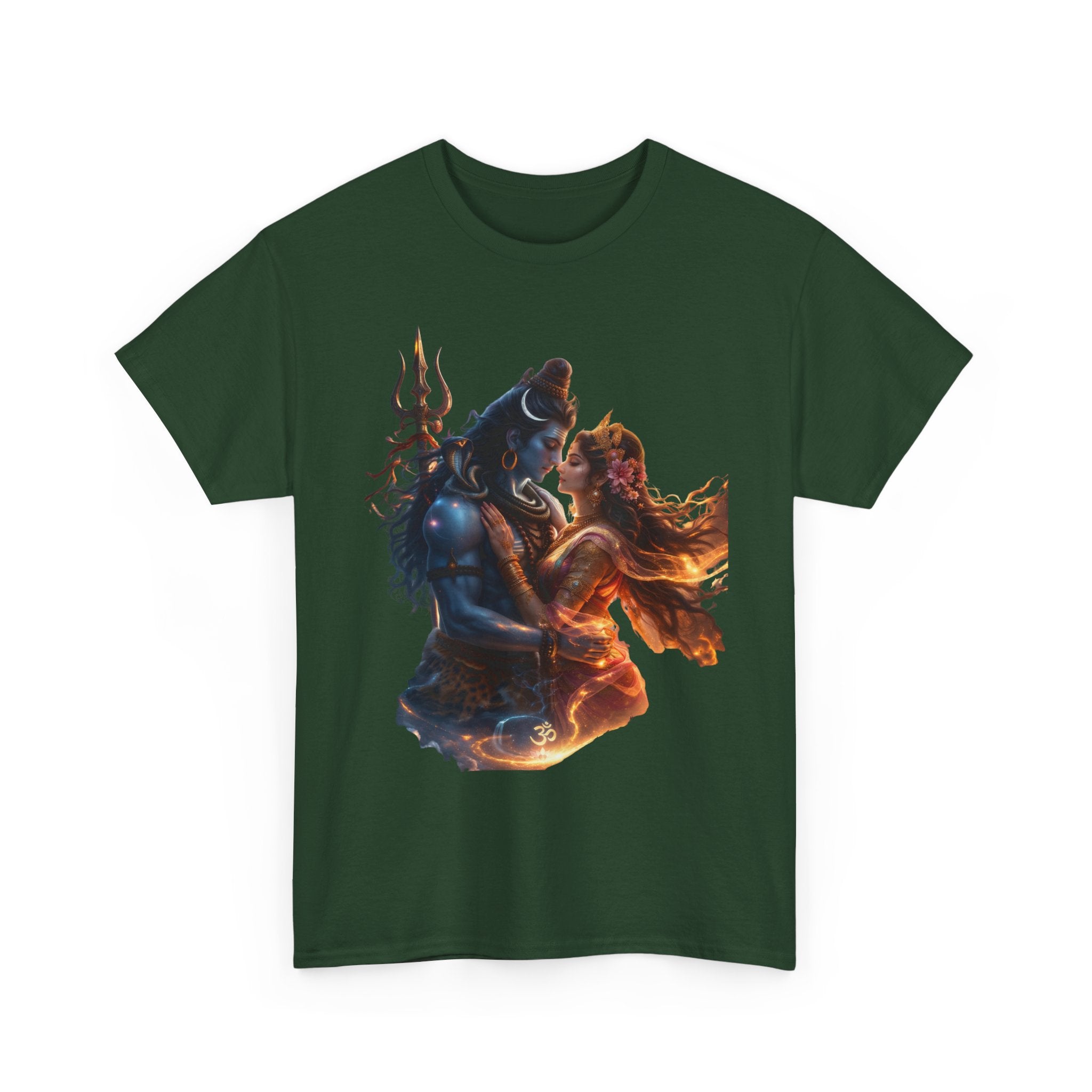 Shiv Parvati T-Shirt – Devotional Mahadev Tee (Front Print)
