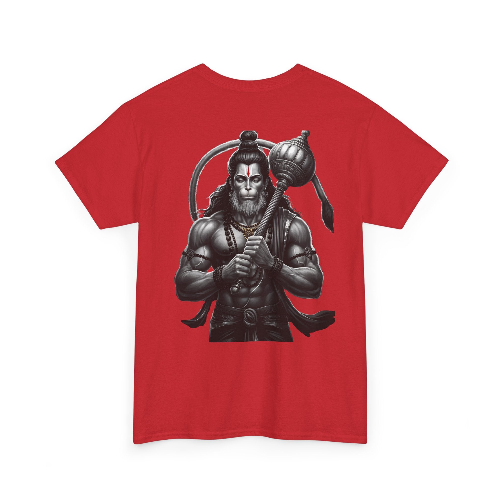 Bajrangi Bali Hanuman Black Print T-Shirt | Jai Shree Ram Devotional Tee