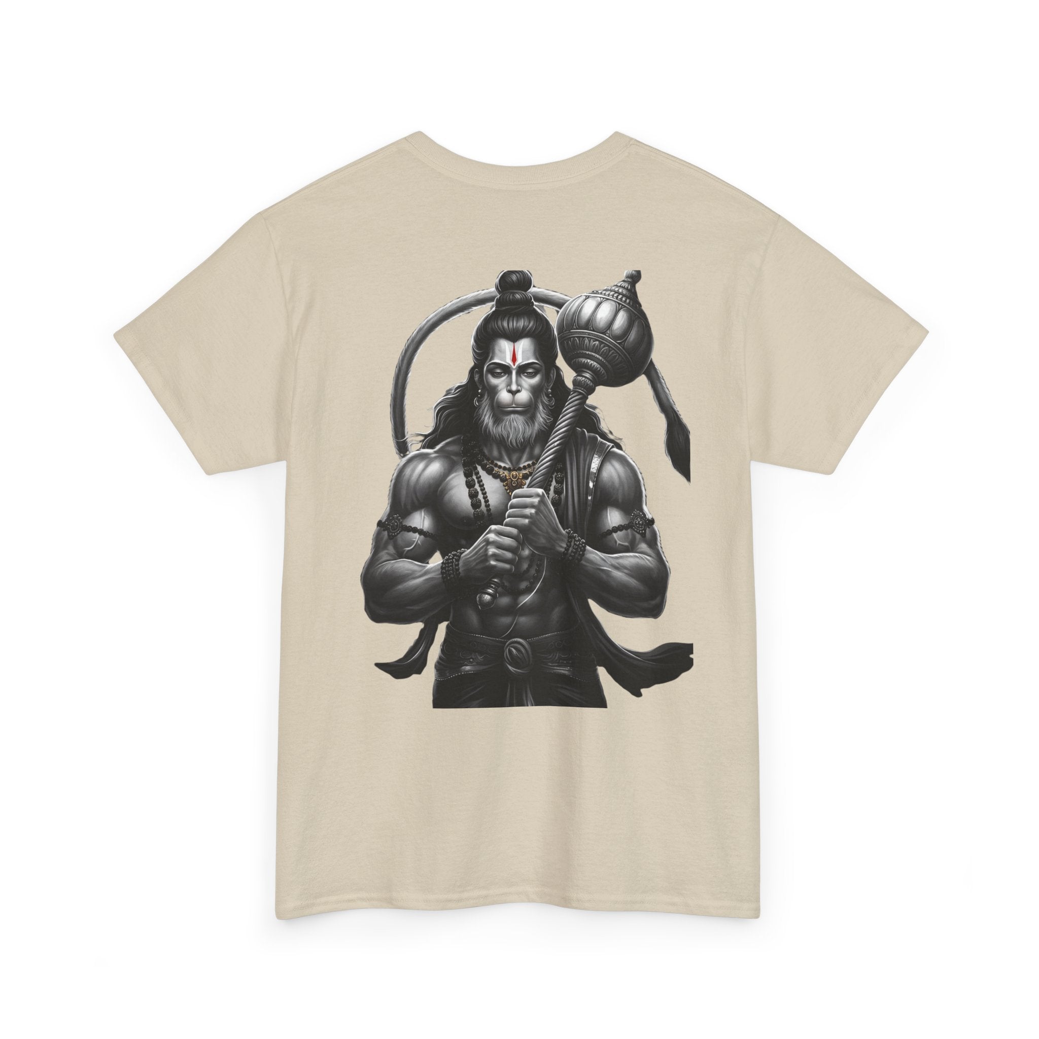Bajrangi Bali Hanuman Black Print T-Shirt | Jai Shree Ram Devotional Tee