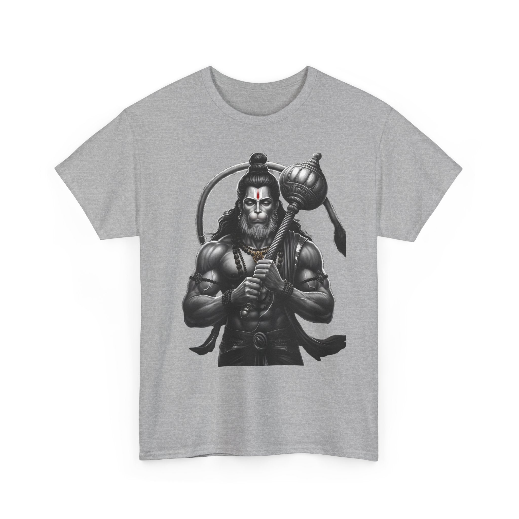 Bajrangi Bali Hanuman Front Print T-Shirt | Jai Shree Ram Devotional Tee