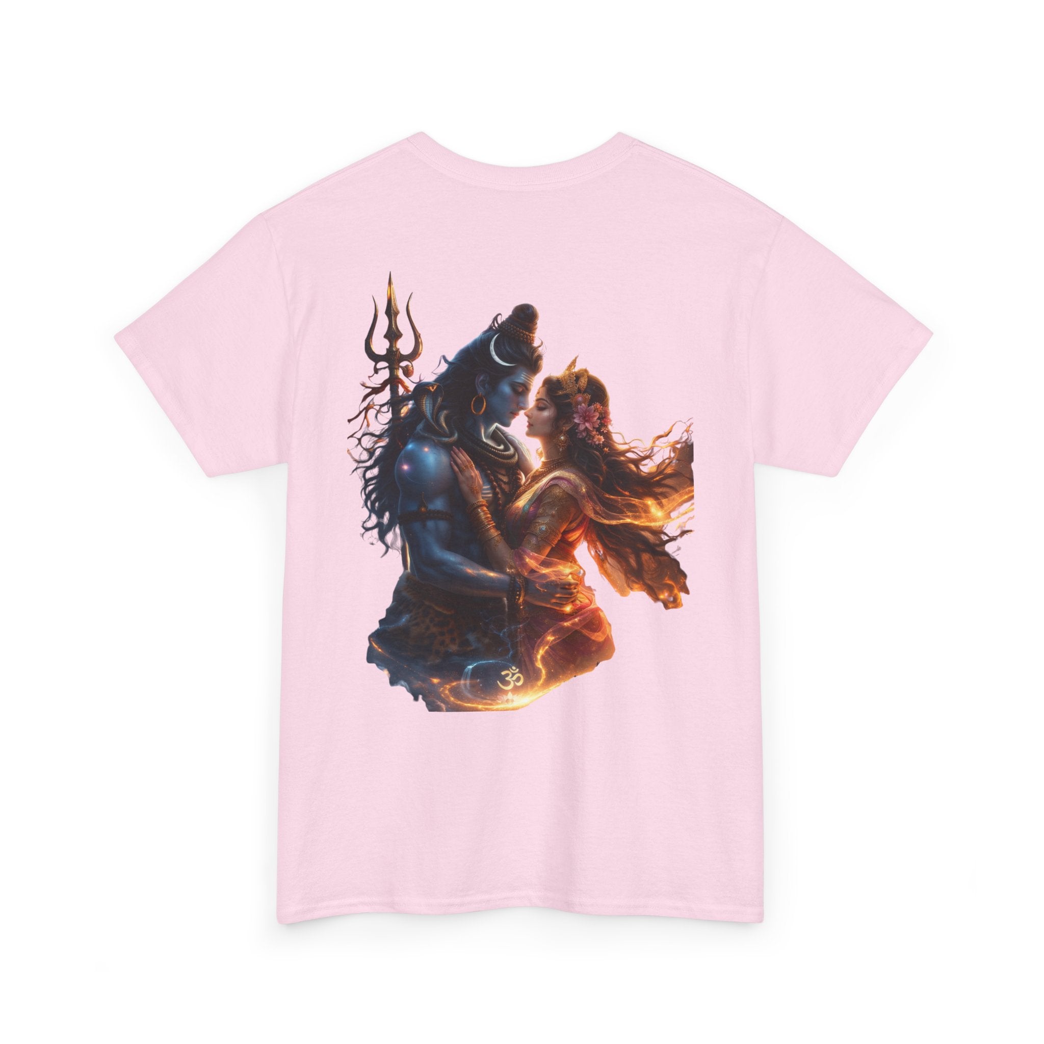 Shiv Parvati T-Shirt – Devotional Mahadev Tee (Back Print)