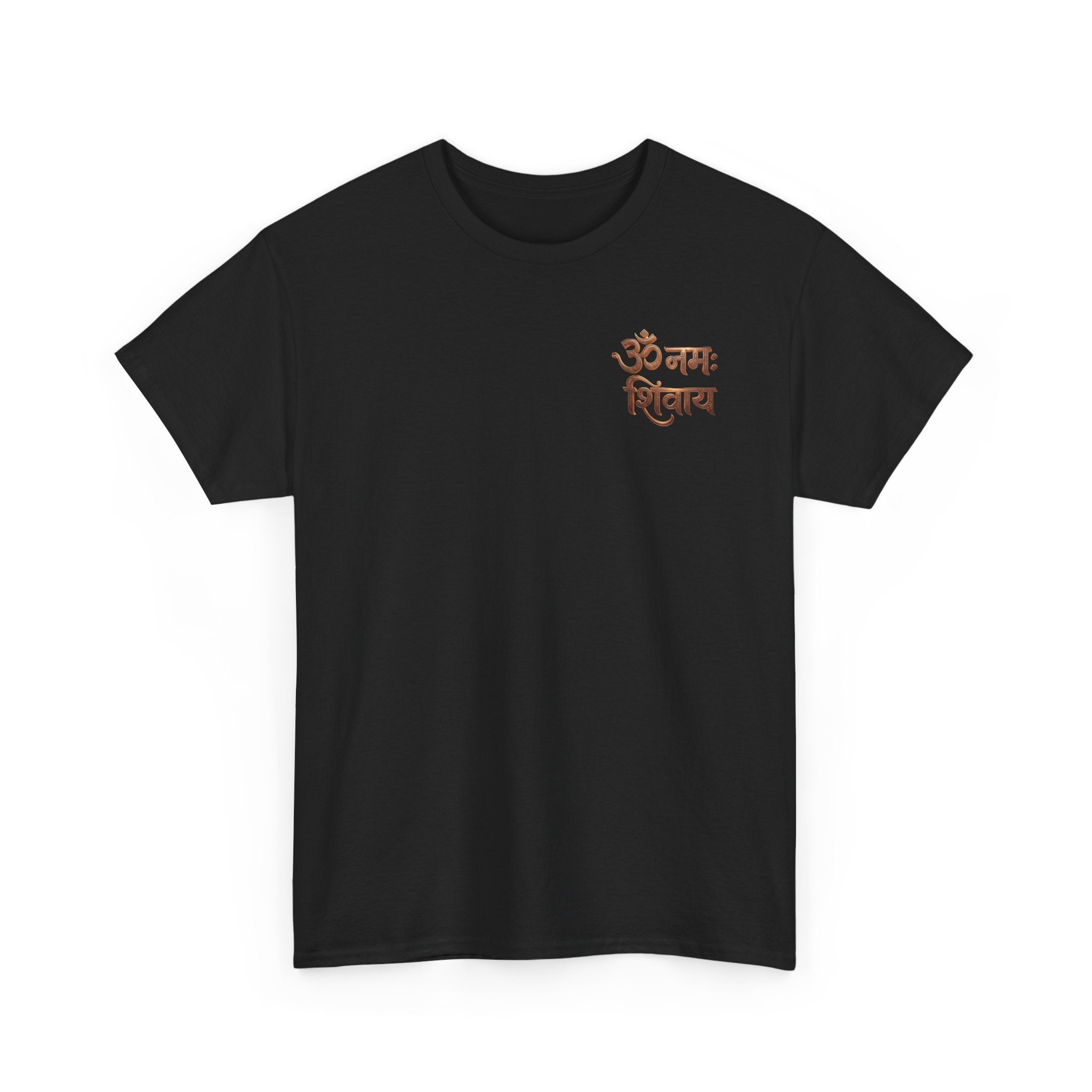 Bholenath Back Print T-Shirt | Om Namah Shivaya Mahadev Shiva Devotional Tee
