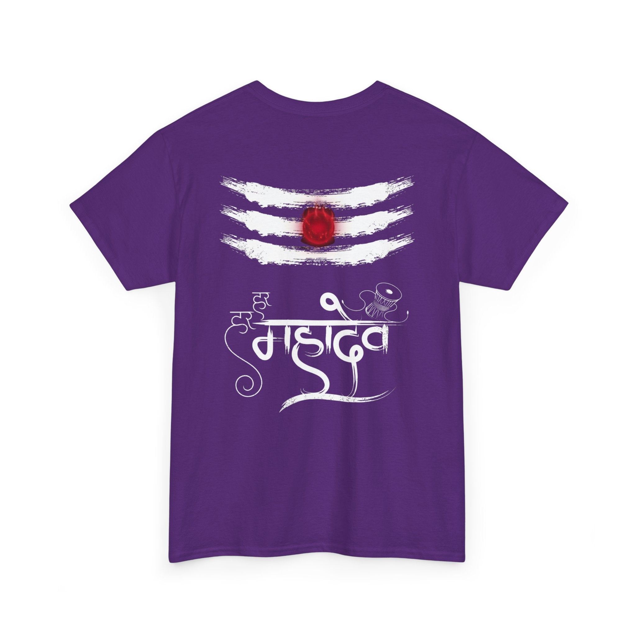 Bholenath T-Shirt – Om Namah Shivaya Devotional Tee (Back Print)