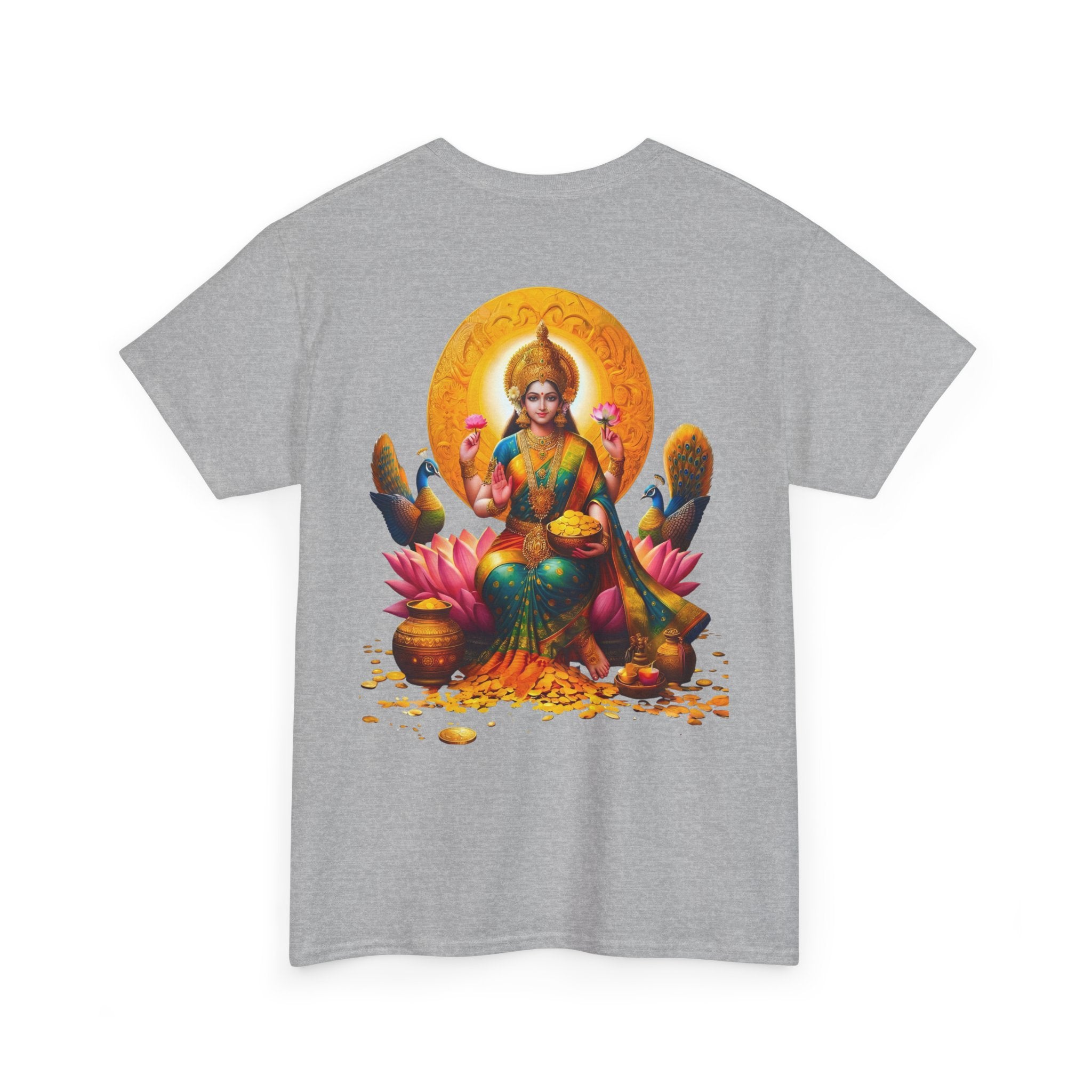 Laxmi Mata T-Shirt – Devotional Goddess Tee (Back Print)