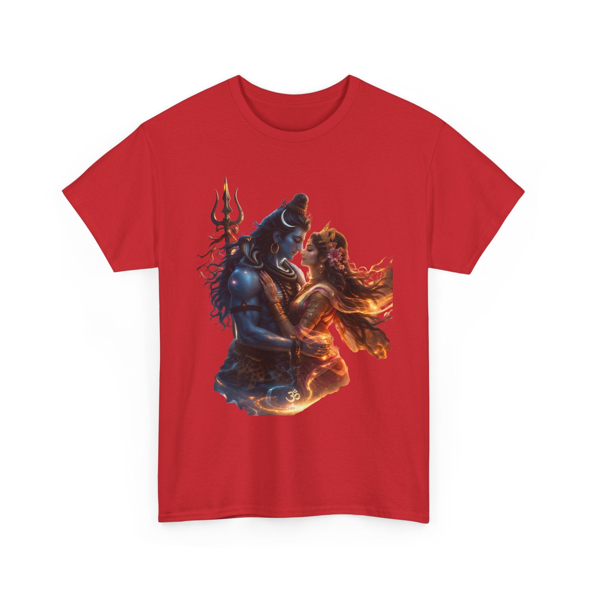 Shiv Parvati T-Shirt – Devotional Mahadev Tee (Front Print)