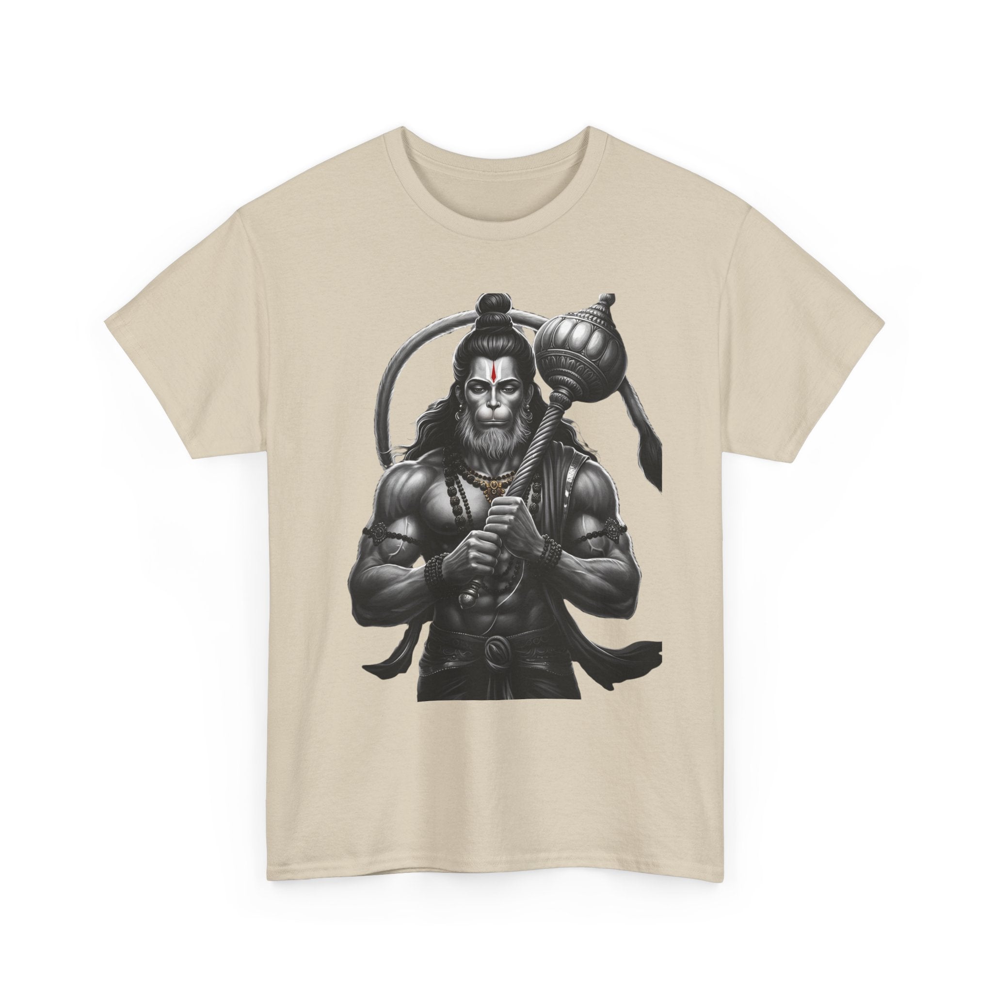Bajrangi Bali Hanuman Front Print T-Shirt | Jai Shree Ram Devotional Tee