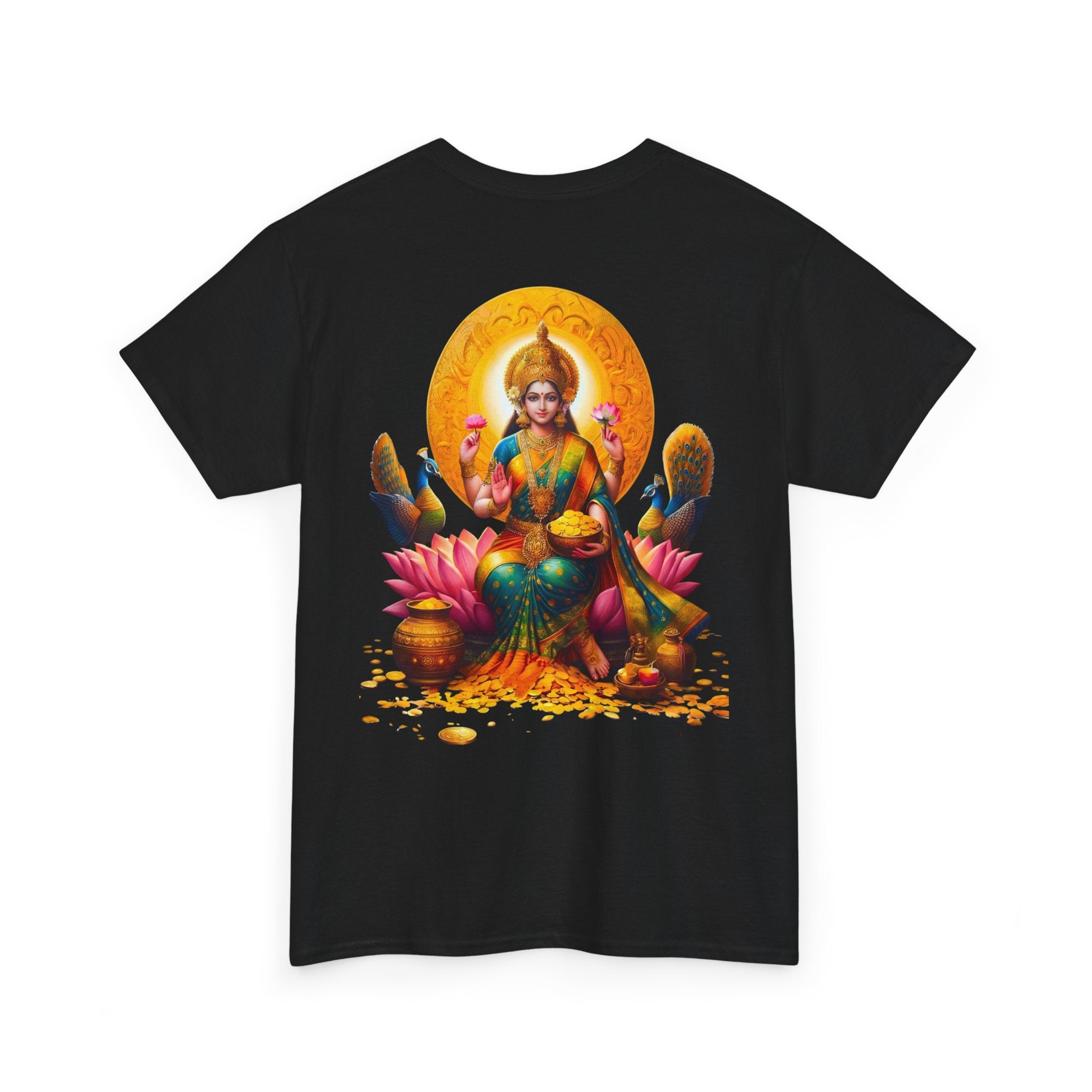 Laxmi Mata T-Shirt – Devotional Goddess Tee (Back Print)