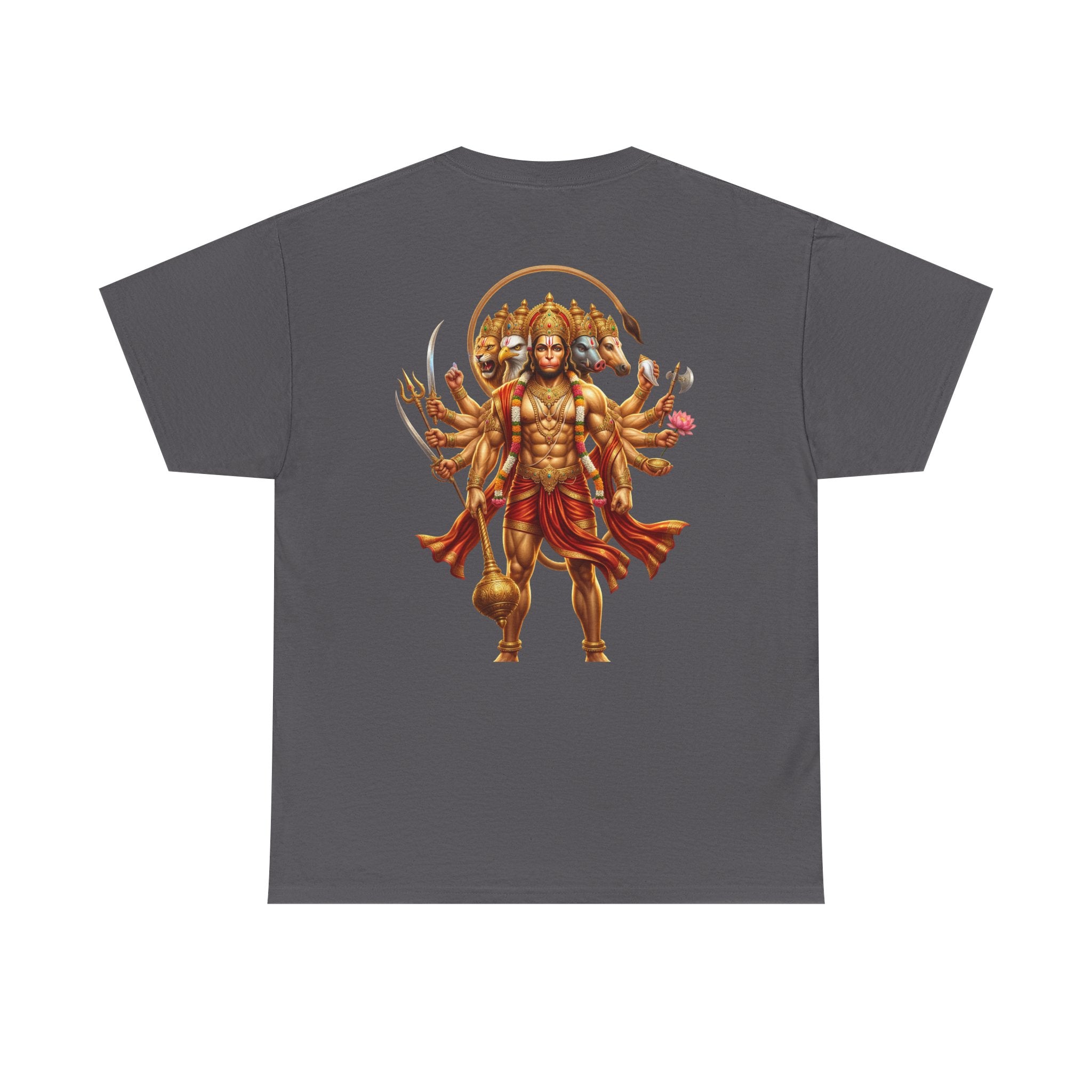 Panchamukhi Hanuman T-Shirt – Jai Shree Ram Devotional Tee (Back Print)