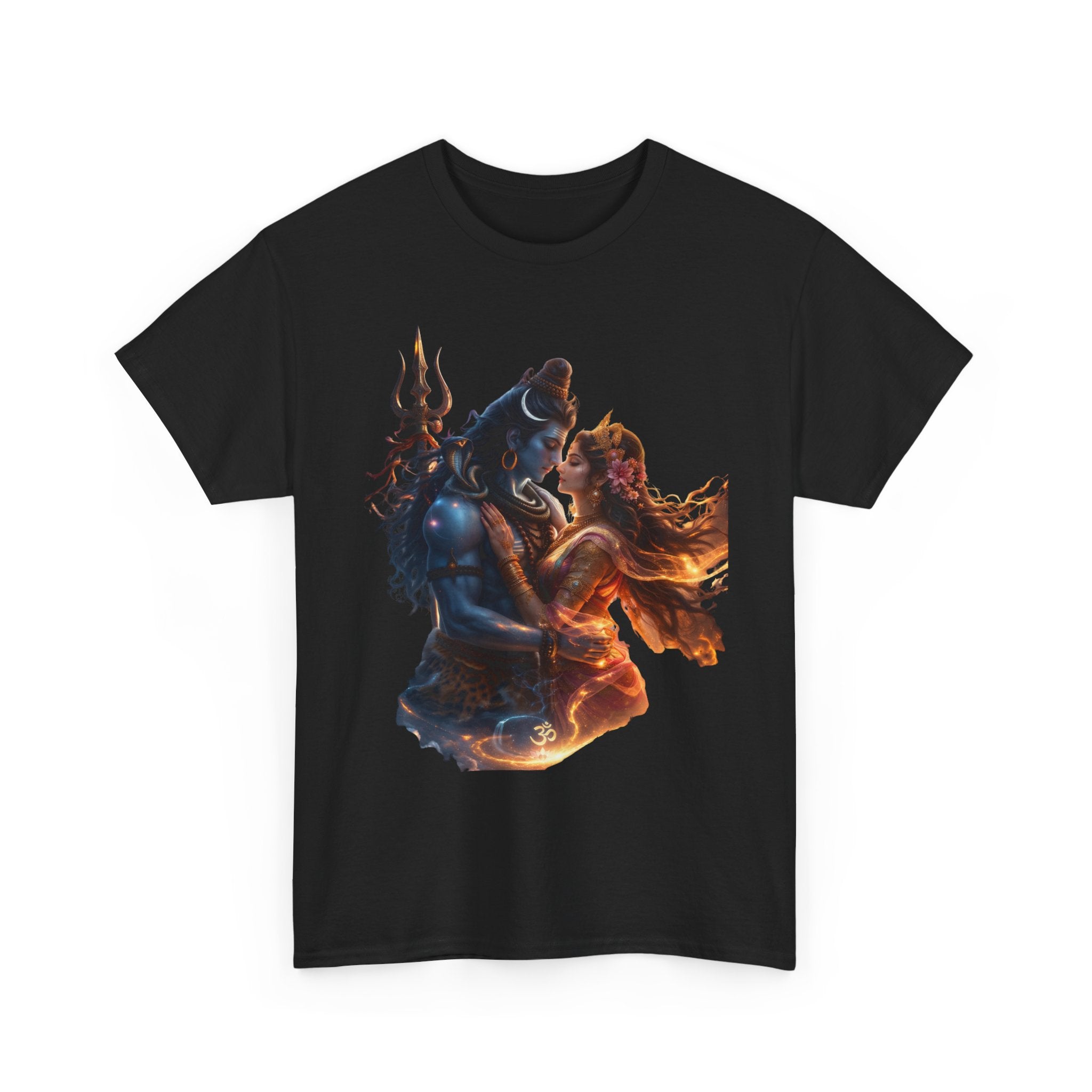 Shiv Parvati T-Shirt – Devotional Mahadev Tee (Front Print)