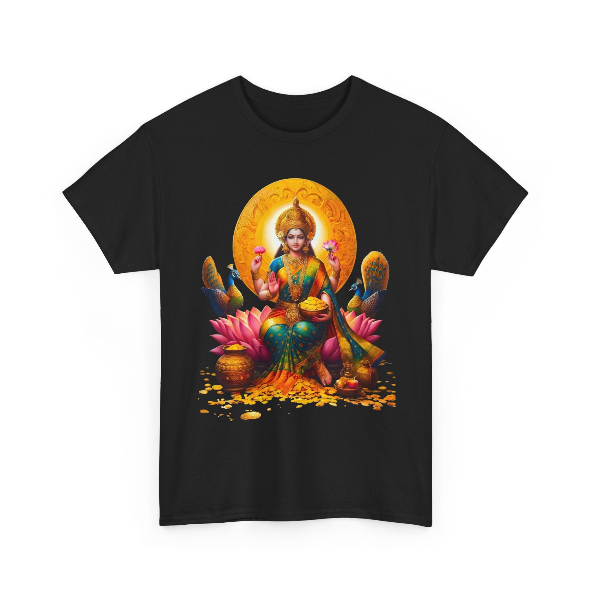 Laxmi Mata T-Shirt – Devotional Goddess Tee (Front Print)