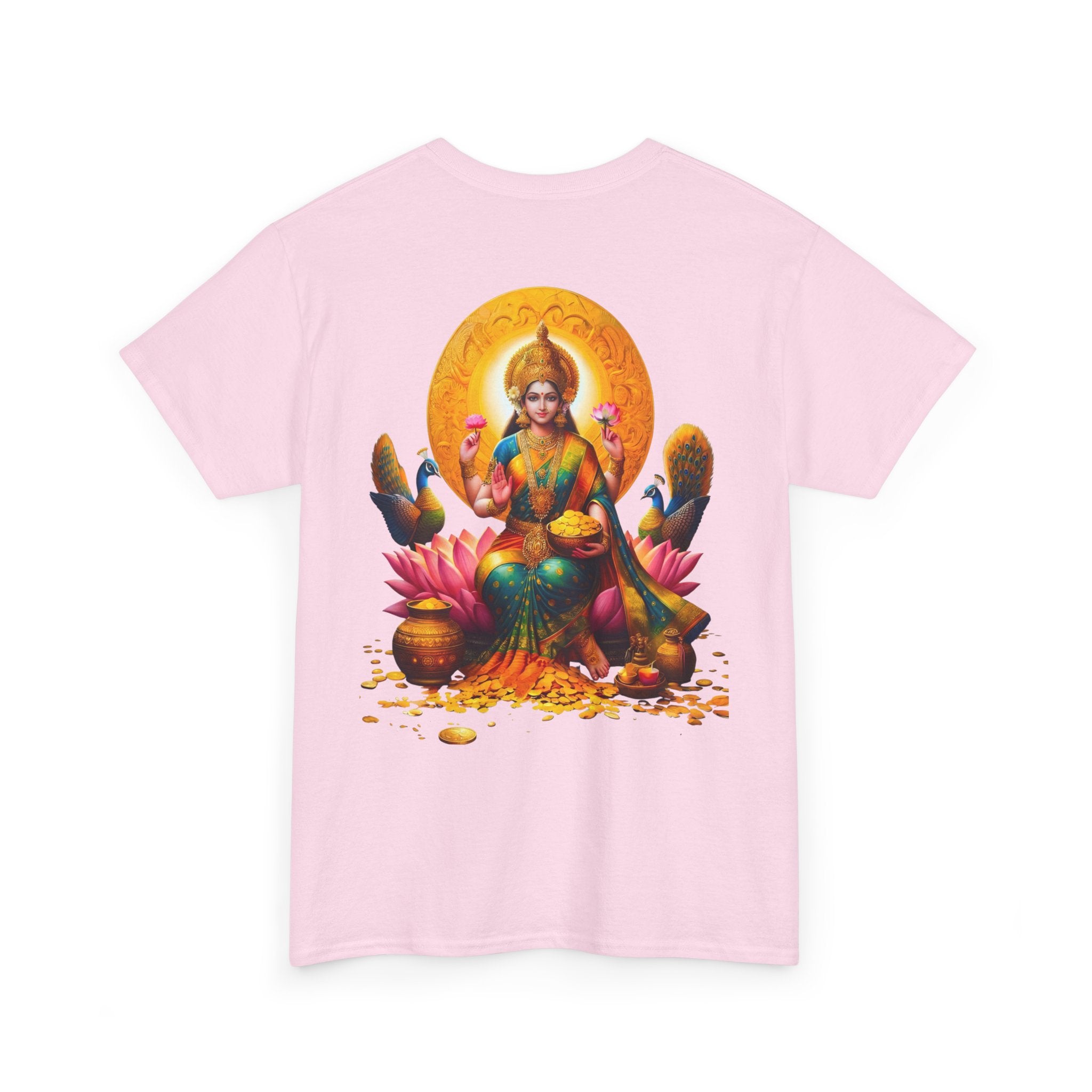 Laxmi Mata T-Shirt – Devotional Goddess Tee (Back Print)