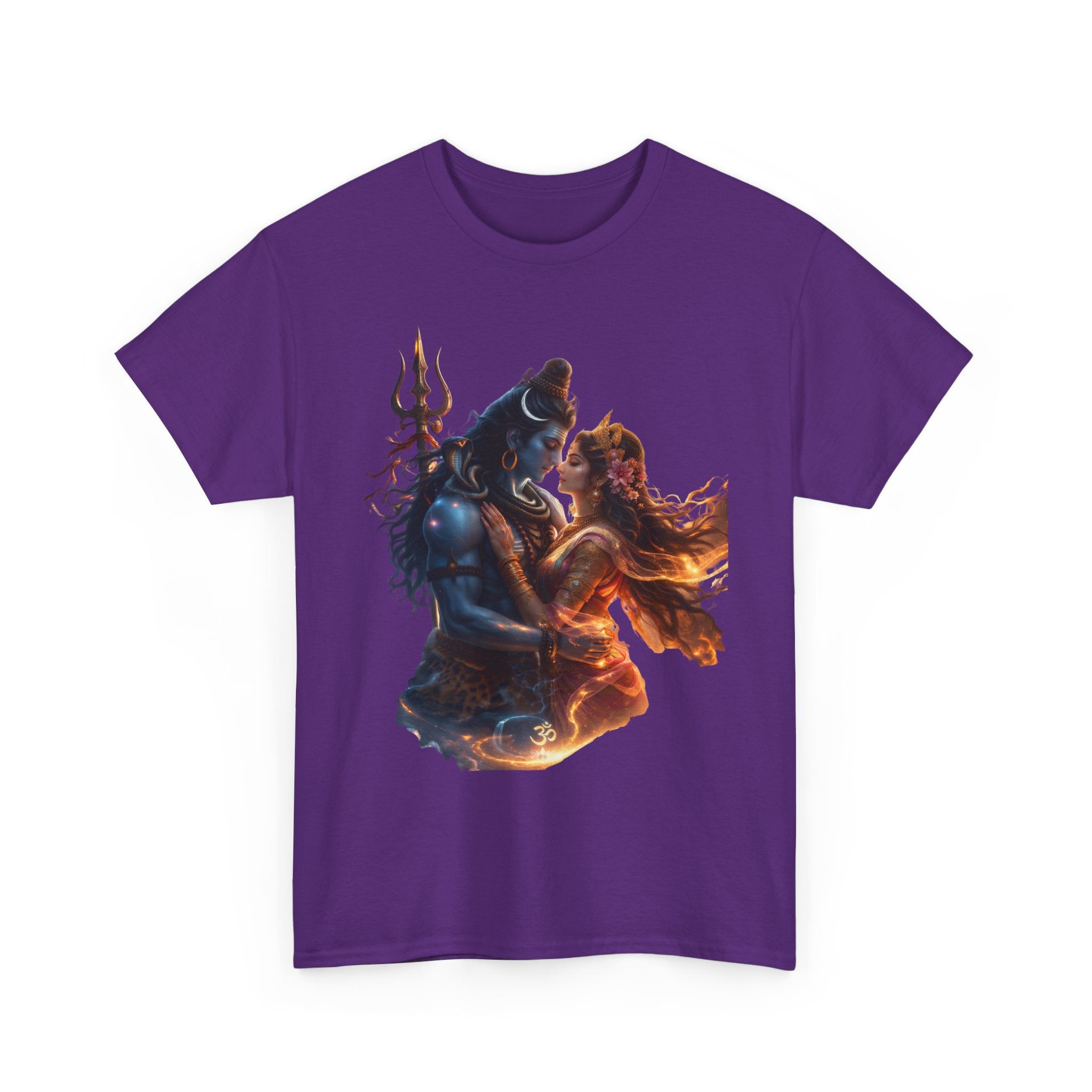 Shiv Parvati T-Shirt – Devotional Mahadev Tee (Front Print)