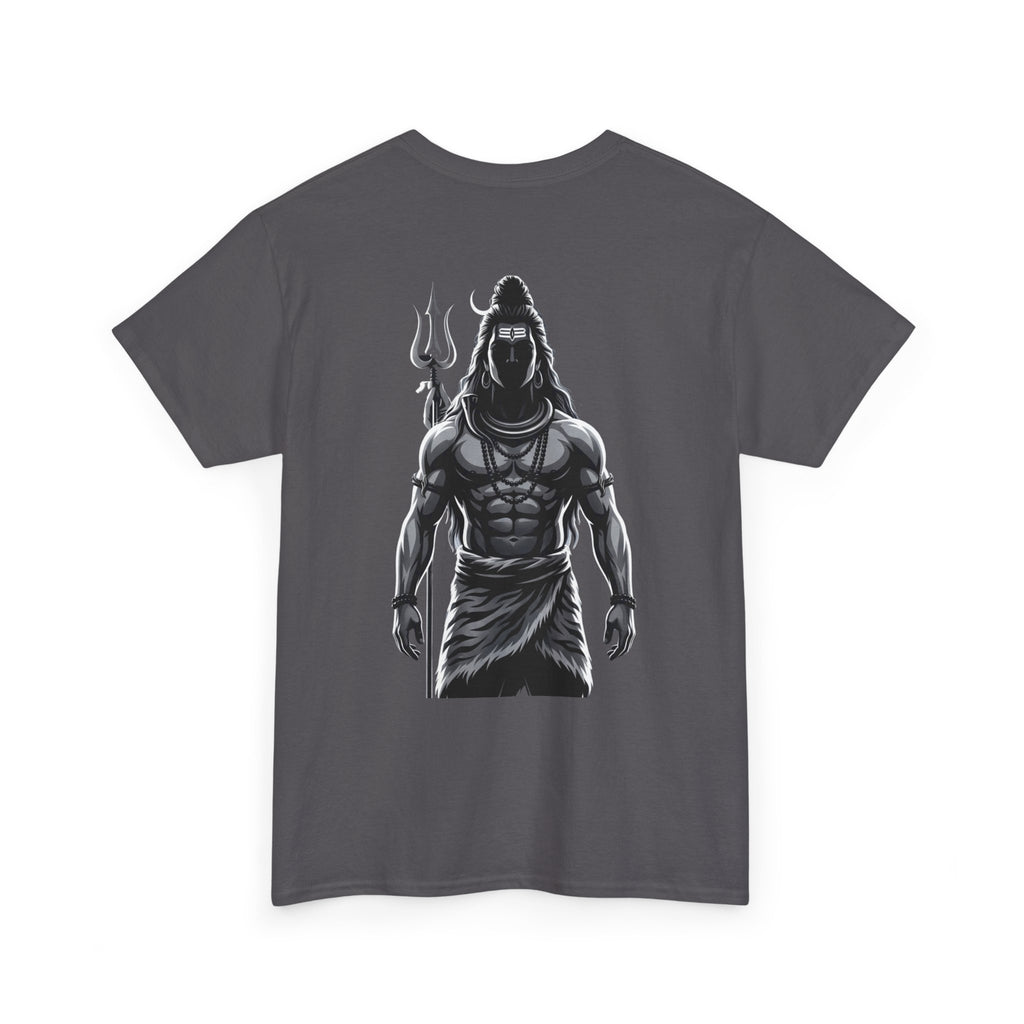 Bholenath Black Print T-Shirt | Om Namah Shivaya Mahadev Shiva Devotional Tee