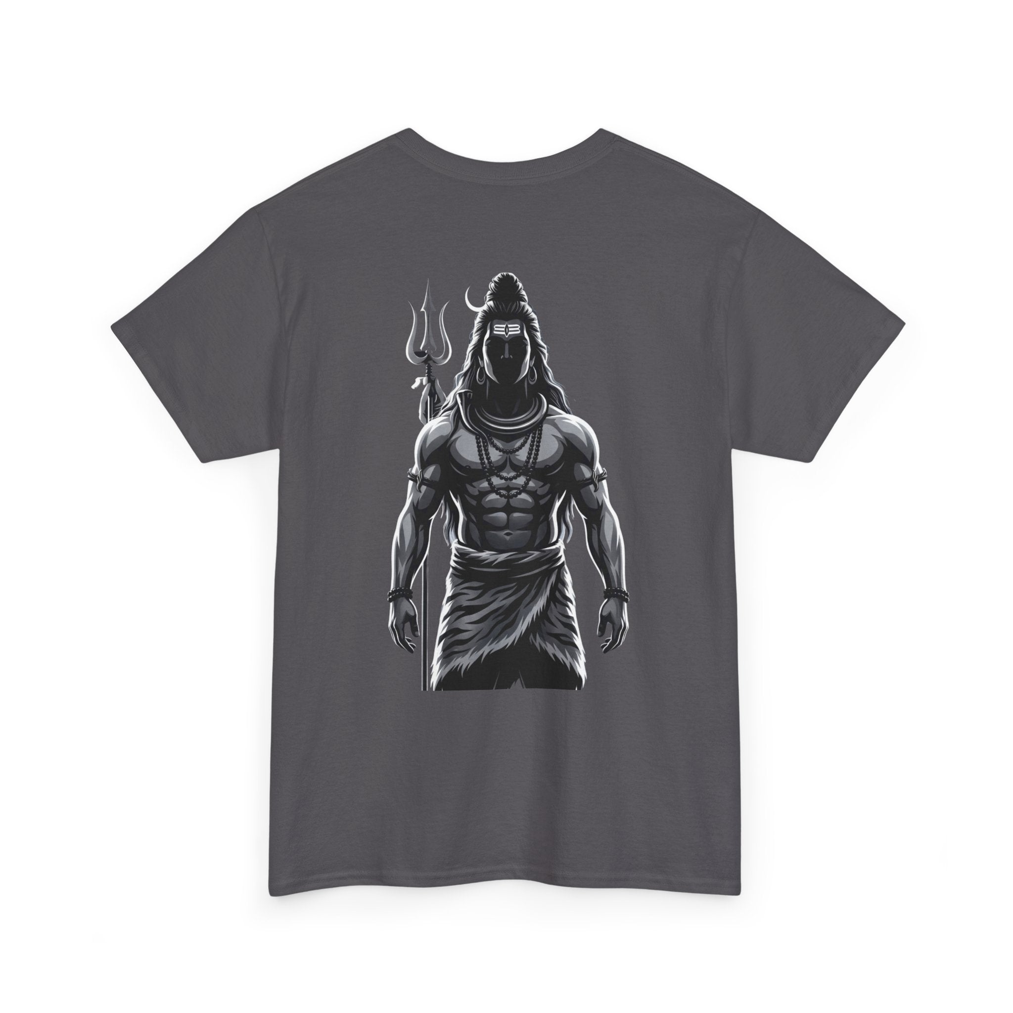 Bholenath Black Print T-Shirt | Om Namah Shivaya Mahadev Shiva Devotional Tee