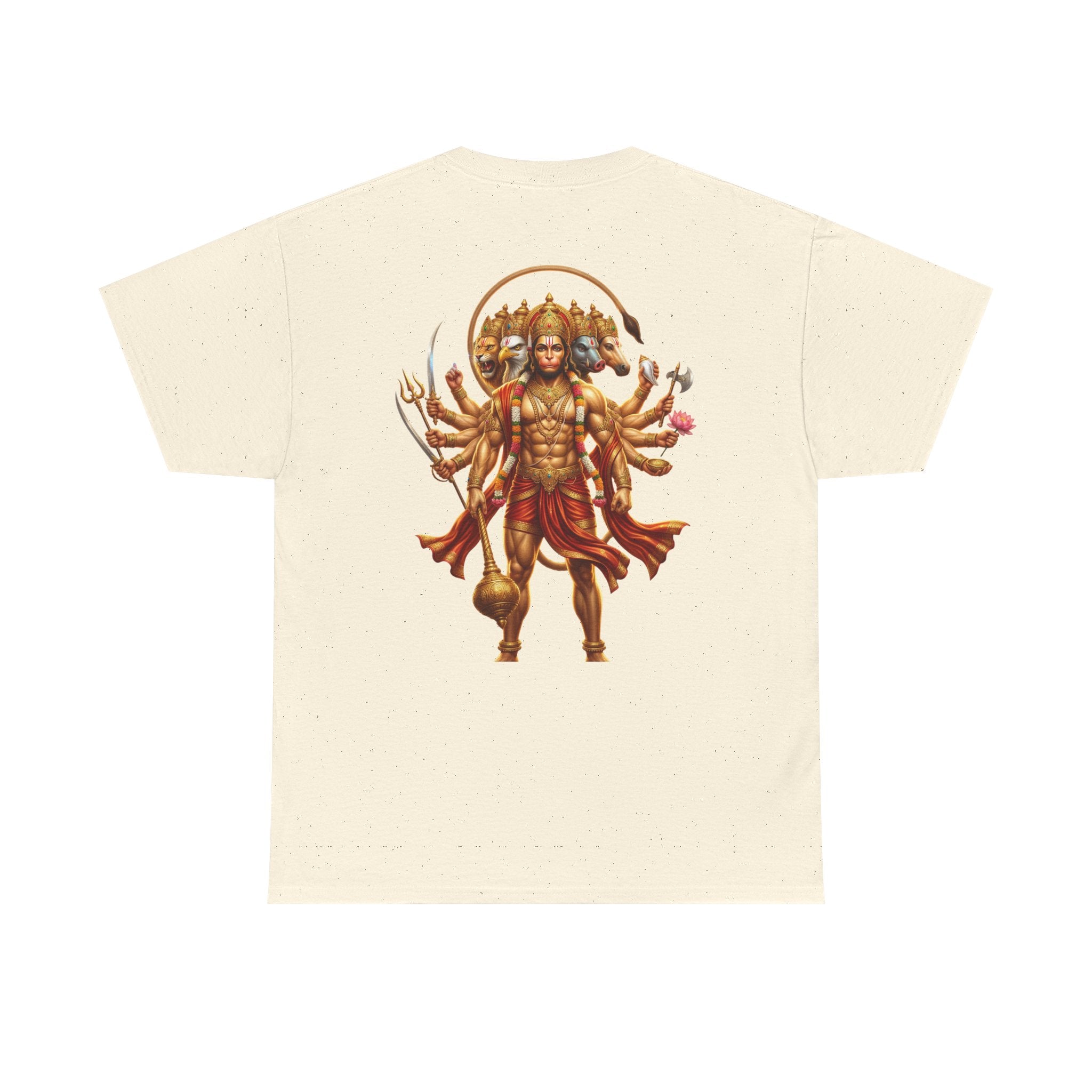 Panchamukhi Hanuman T-Shirt – Jai Shree Ram Devotional Tee (Back Print)