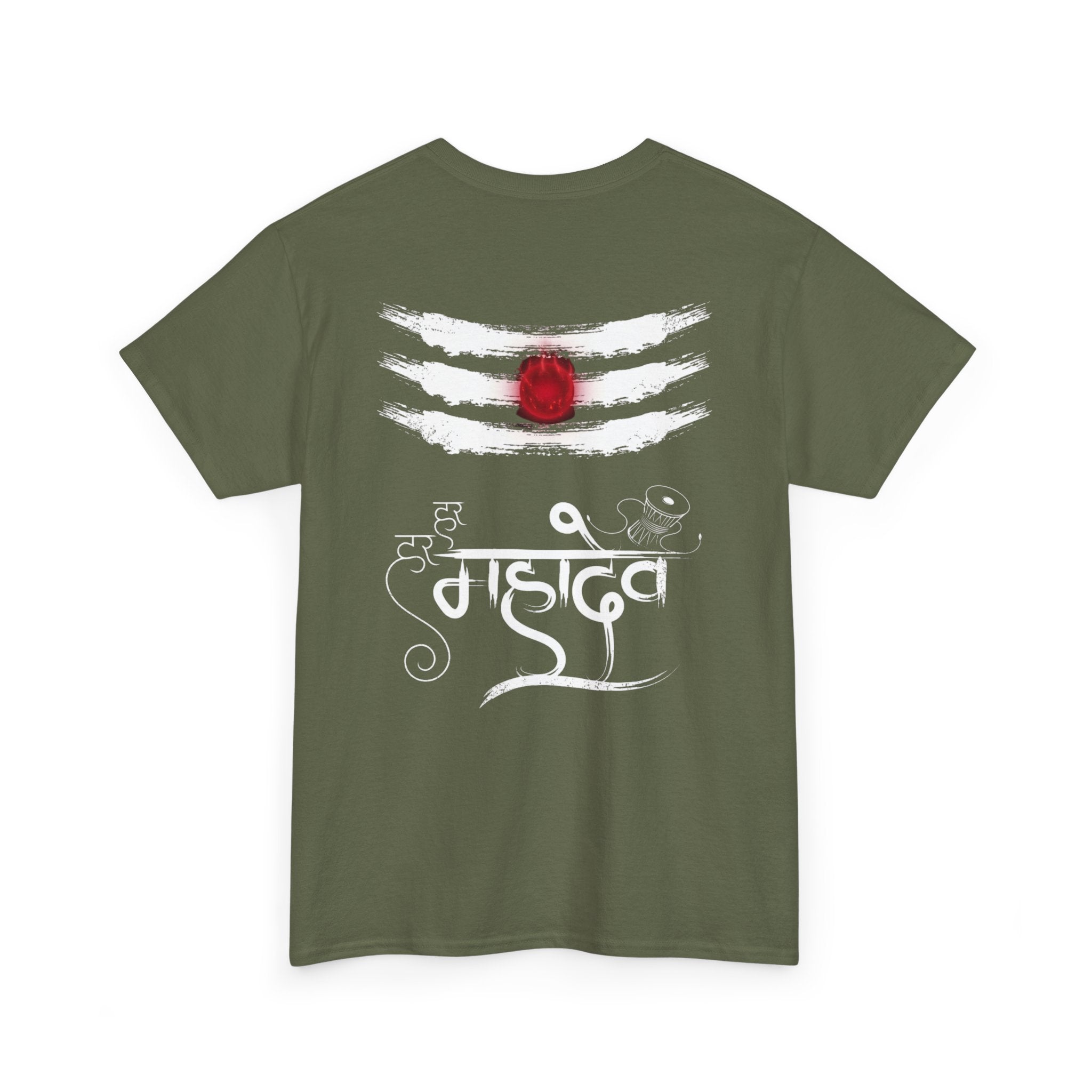 Bholenath T-Shirt – Om Namah Shivaya Devotional Tee (Back Print)
