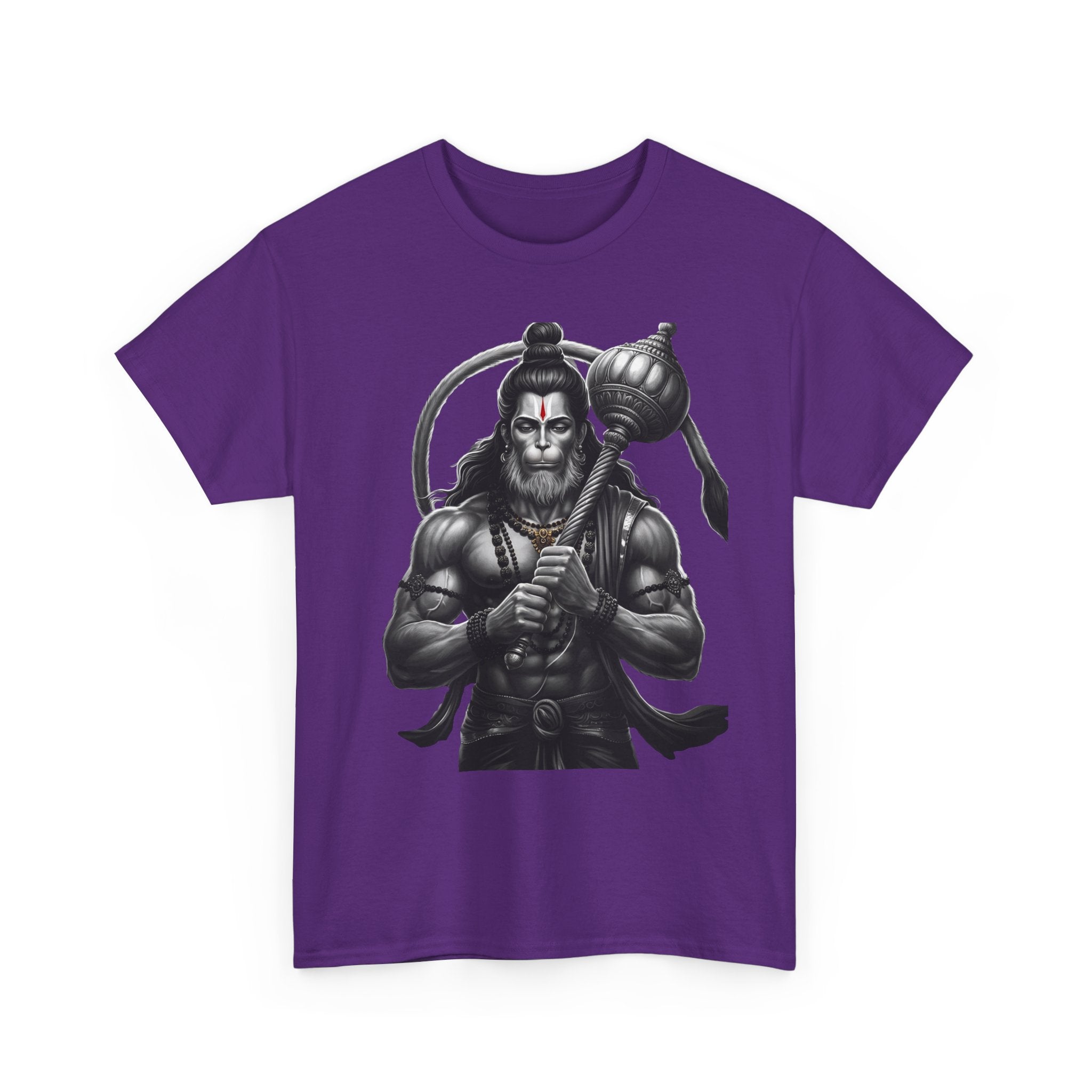 Bajrangi Bali Hanuman Front Print T-Shirt | Jai Shree Ram Devotional Tee