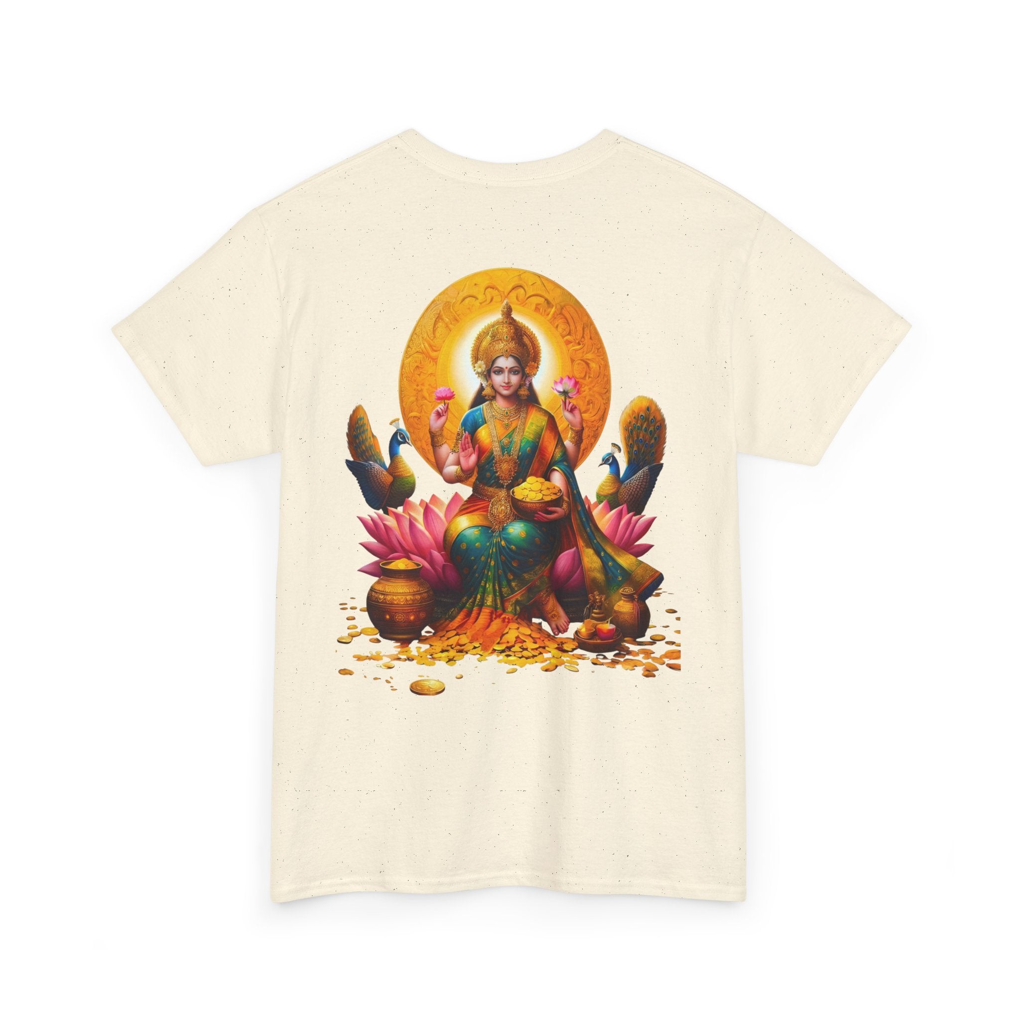 Laxmi Mata T-Shirt – Devotional Goddess Tee (Back Print)