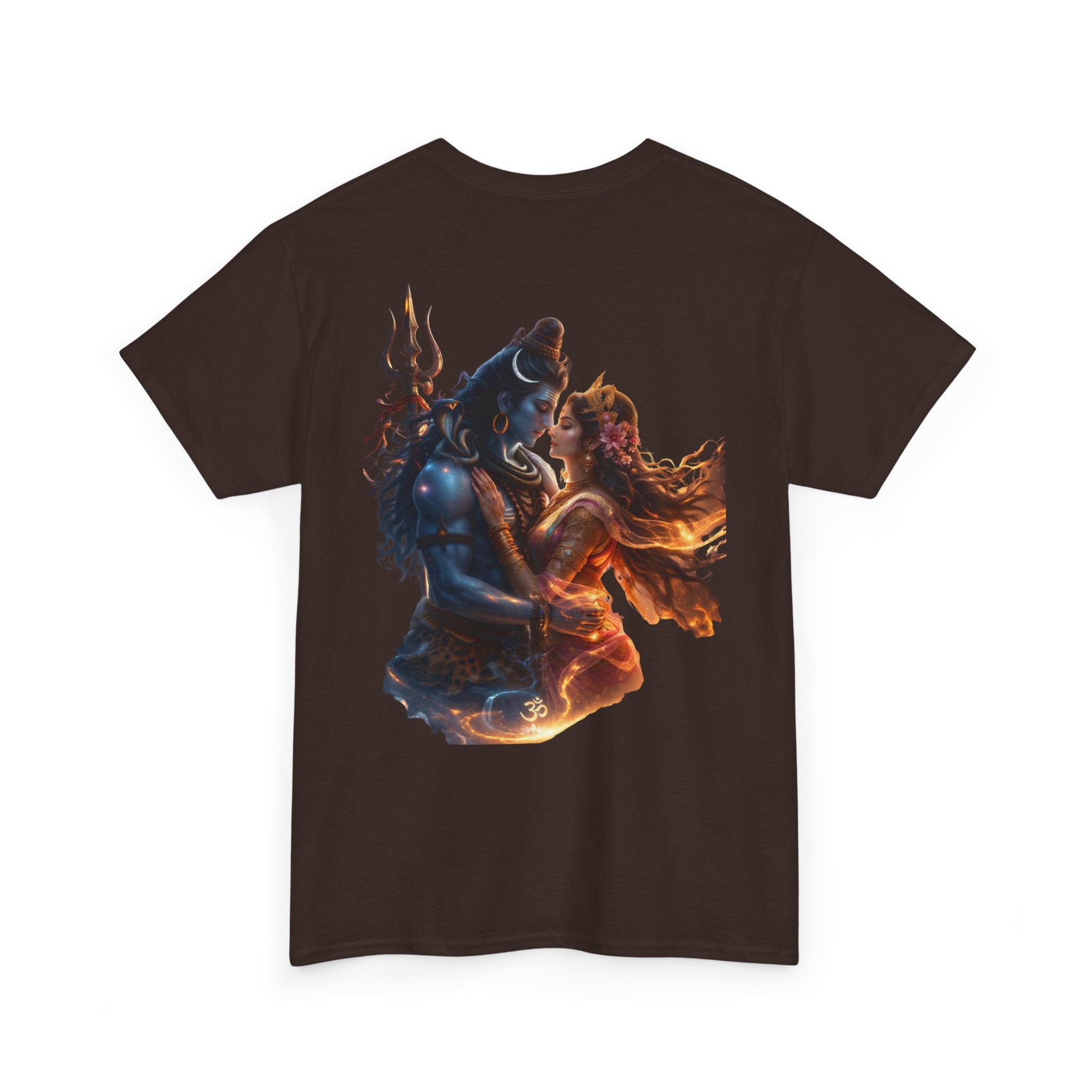 Shiv Parvati T-Shirt – Devotional Mahadev Tee (Back Print)