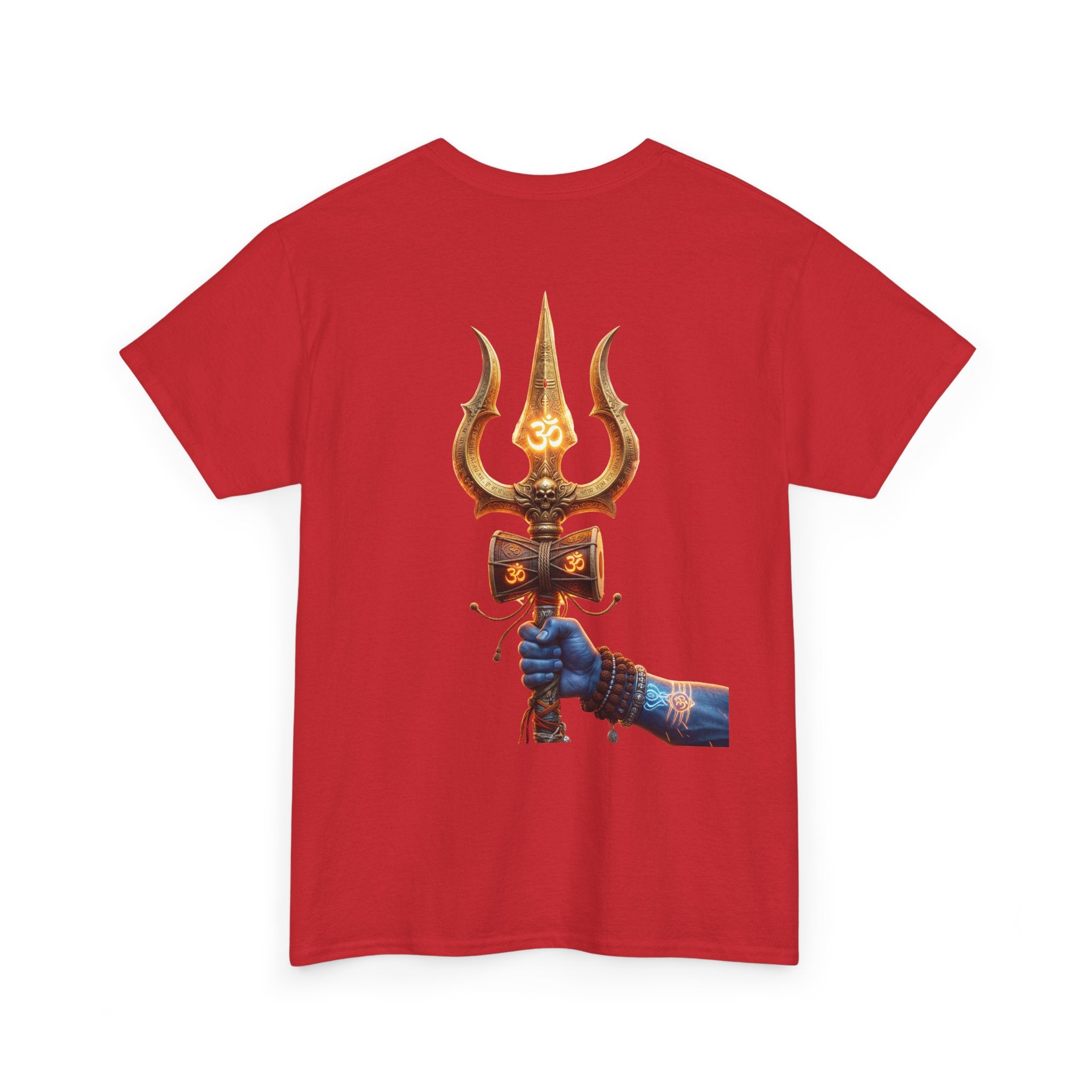 Bholenath Trishul Black Print T-Shirt | Om Namah Shivaya Mahadev Shiva Trishul Devotional Tee