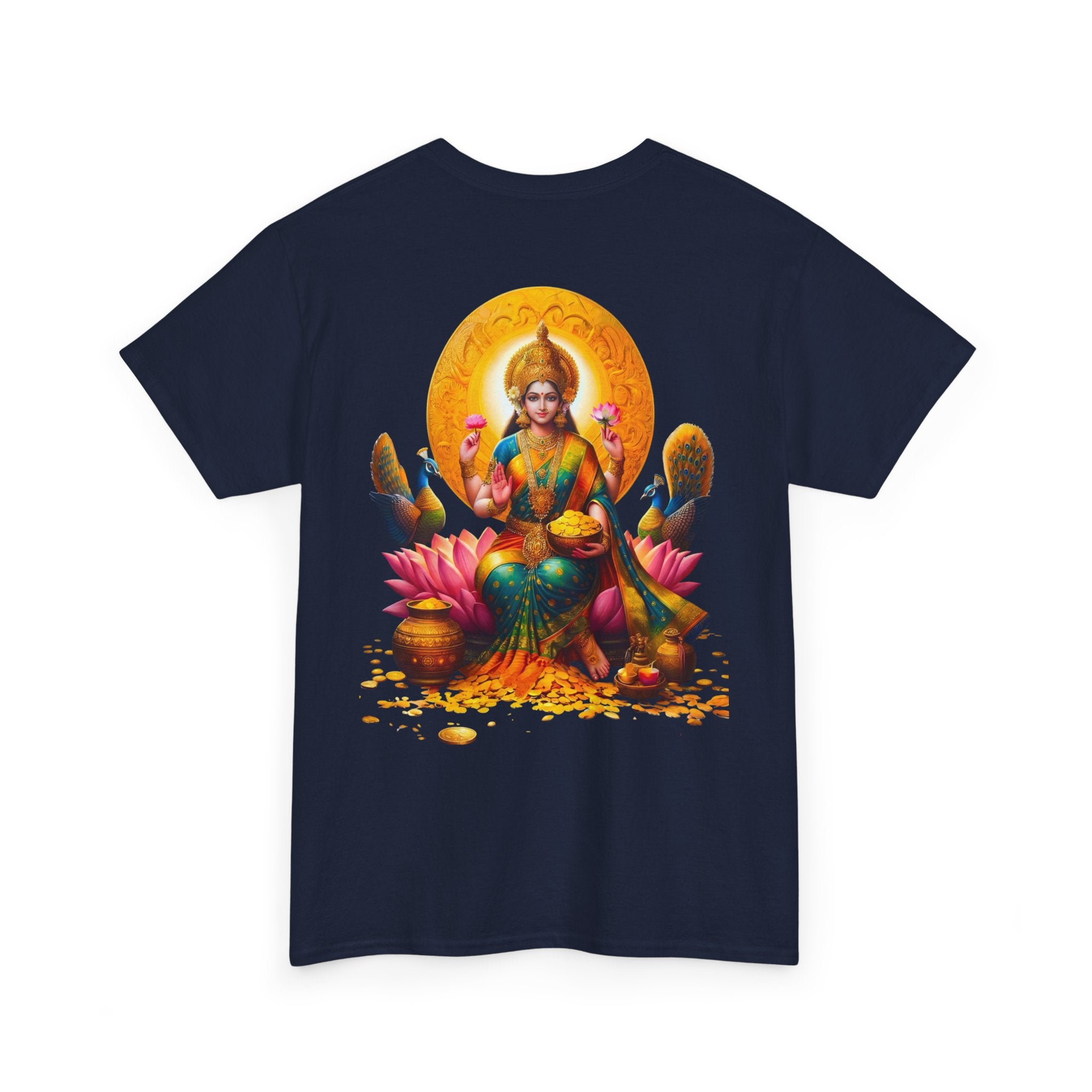 Laxmi Mata T-Shirt – Devotional Goddess Tee (Back Print)