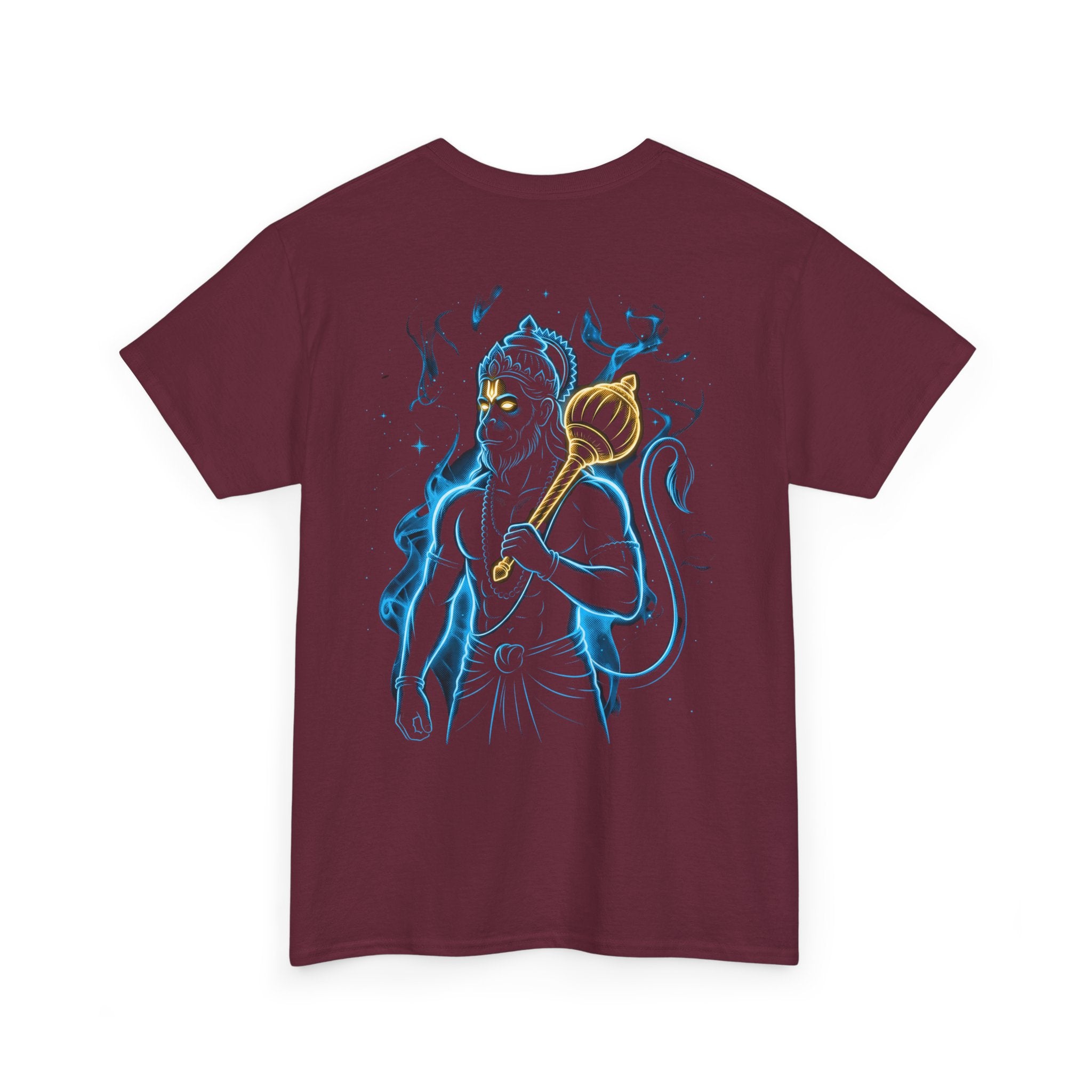 Hanuman Back Print T-Shirt | Jai Bajrang Bali Devotional Hanuman Tee