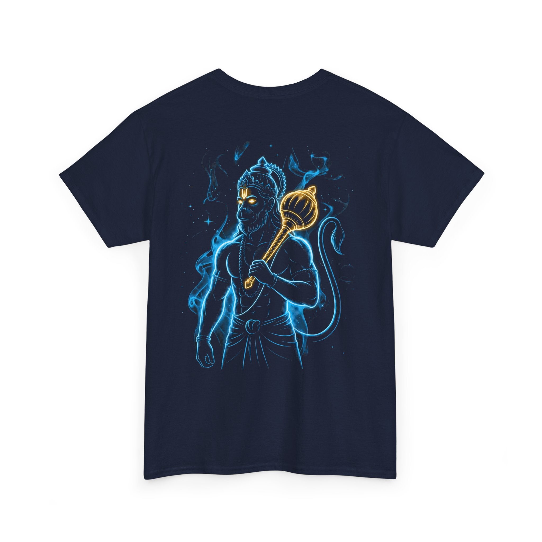 Hanuman Back Print T-Shirt | Jai Bajrang Bali Devotional Hanuman Tee