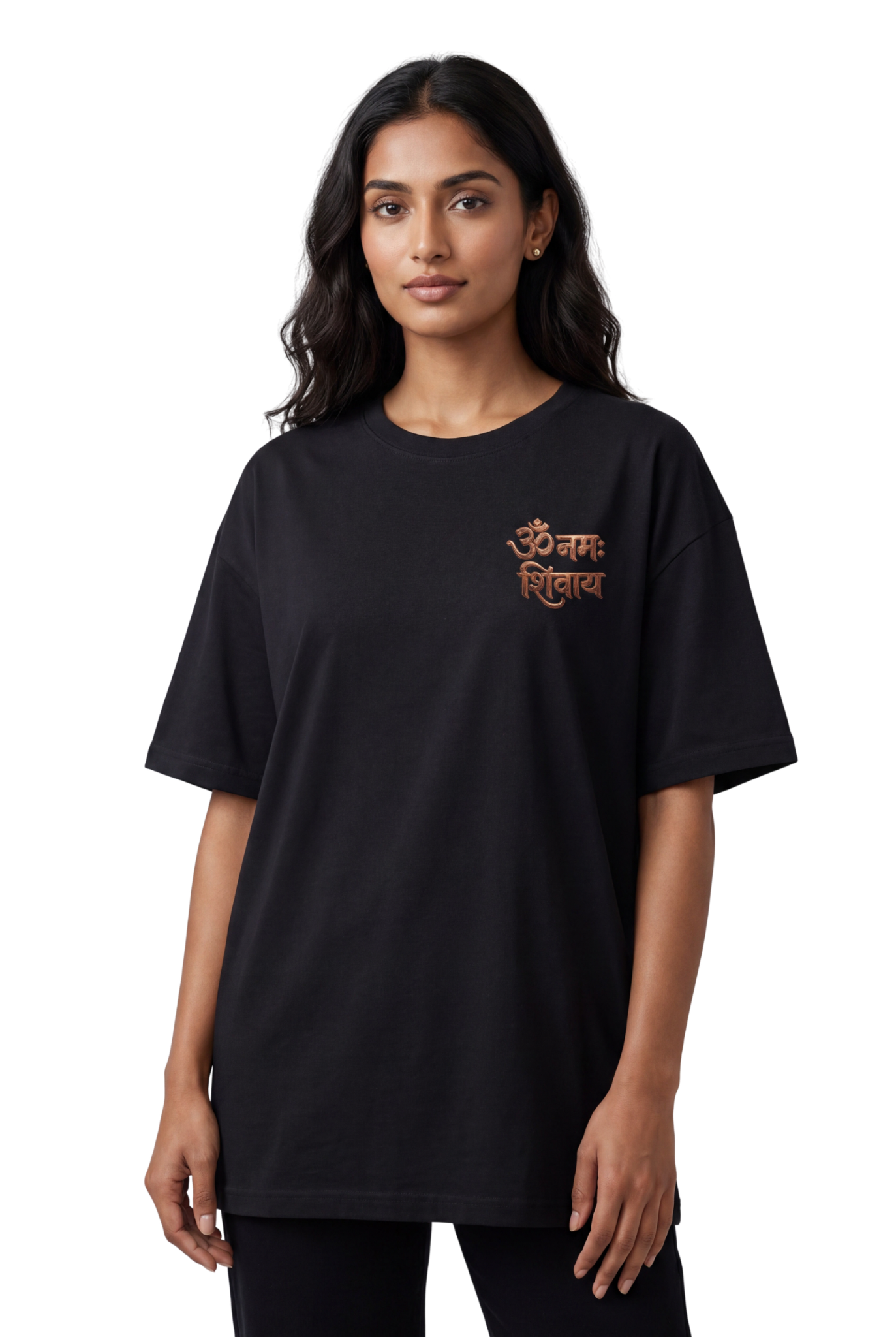Bholenath Back Print T-Shirt | Om Namah Shivaya Mahadev Shiva Devotional Tee