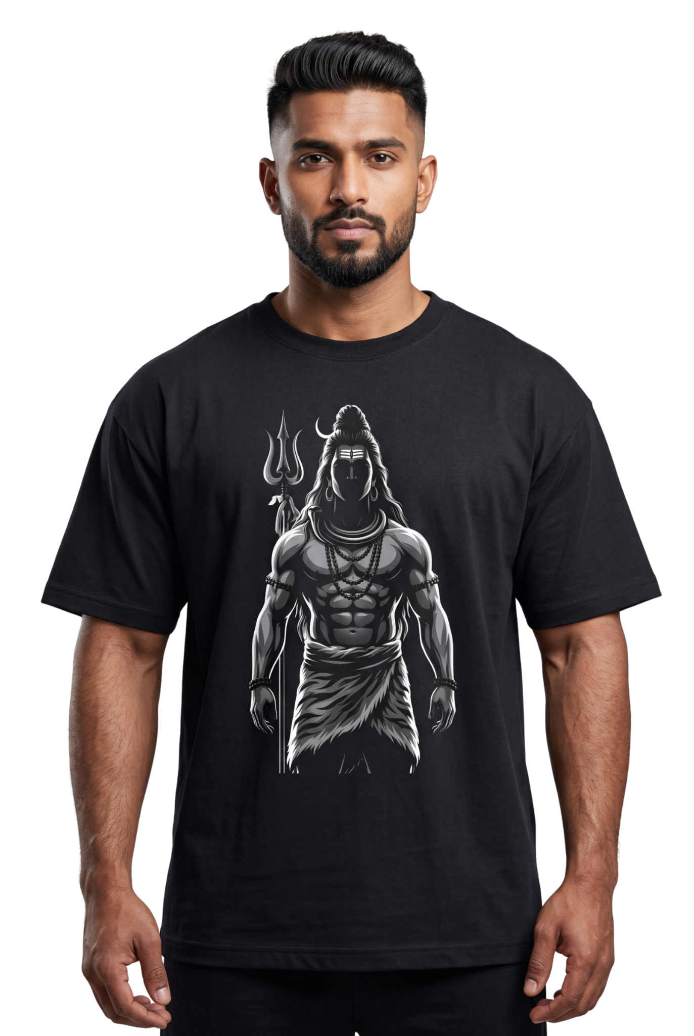 Bholenath Front Print T-Shirt Multi-Color | Om Namah Shivaya Mahadev Shiva Devotional Tee
